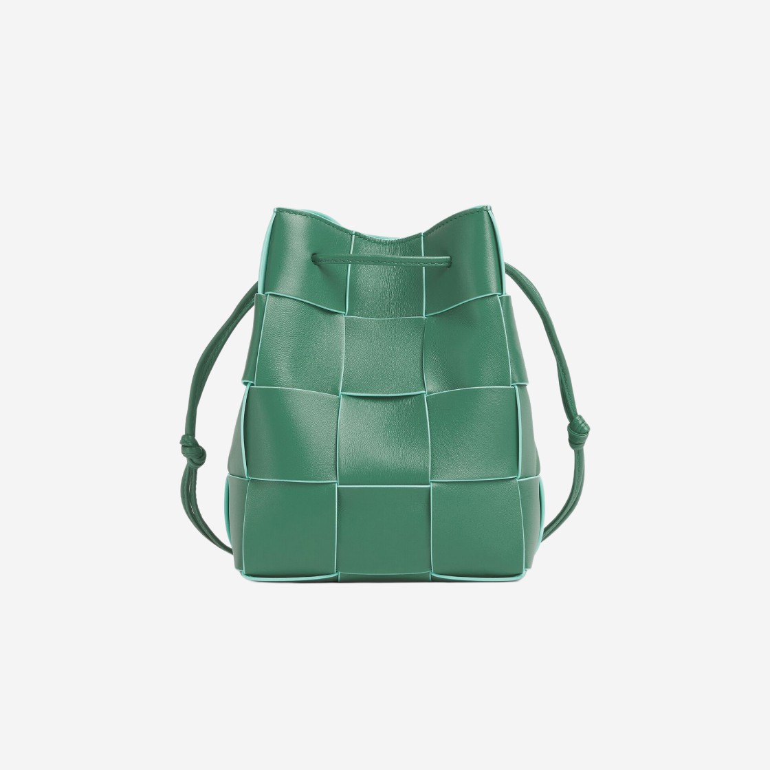 Bottega Veneta Small Cassette Crossbody Bucket Mermaid Celadon 상세 이미지 1