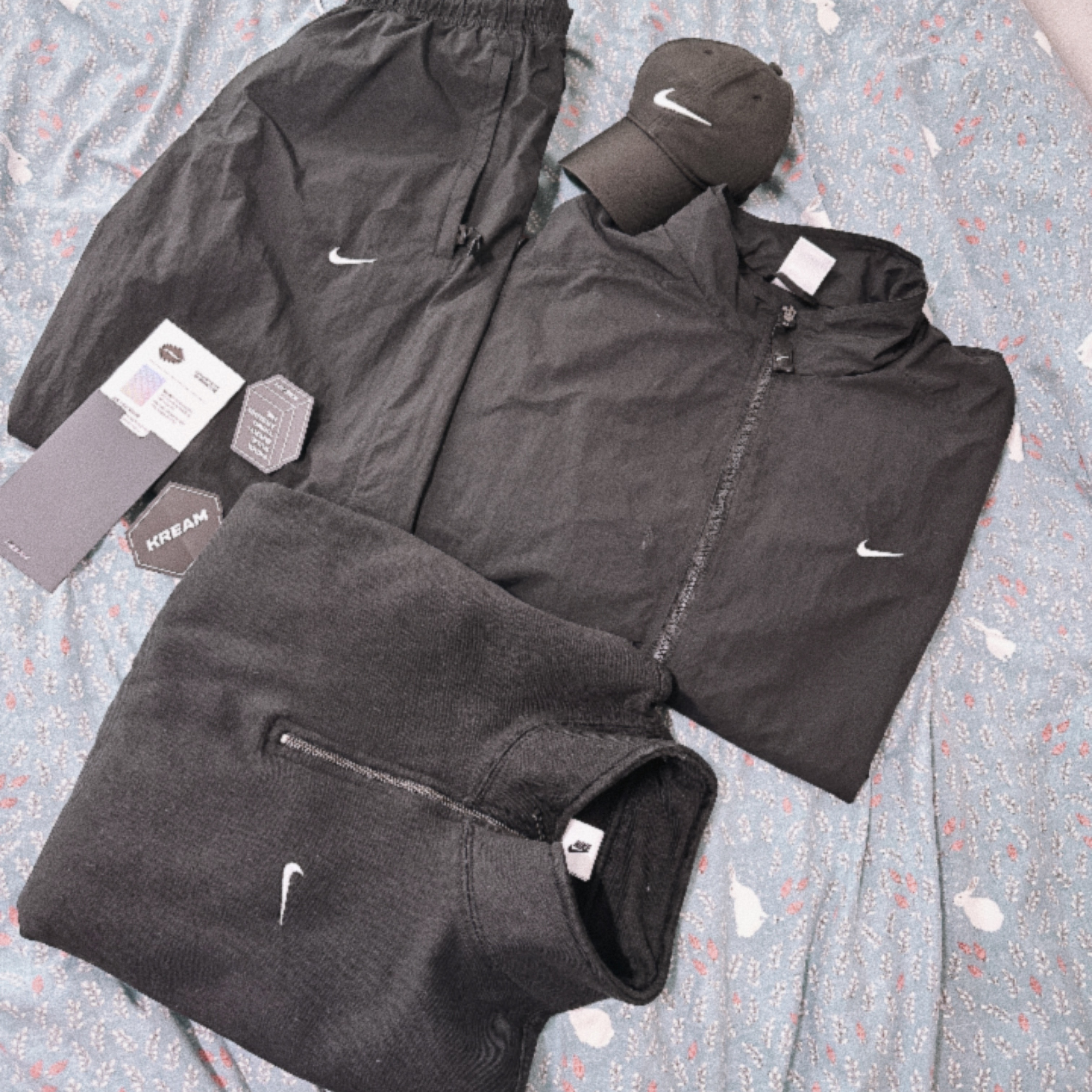 Nike NRG Solo Swoosh Woven Track Jacket Black - Asia 착용 스타일