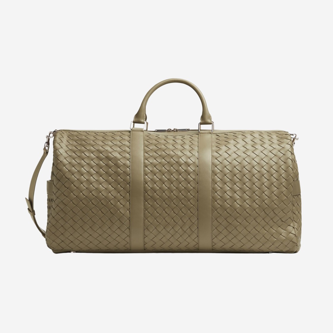 Bottega Veneta Large Intrecciato Duffle Bag Taupe 상세 이미지 1