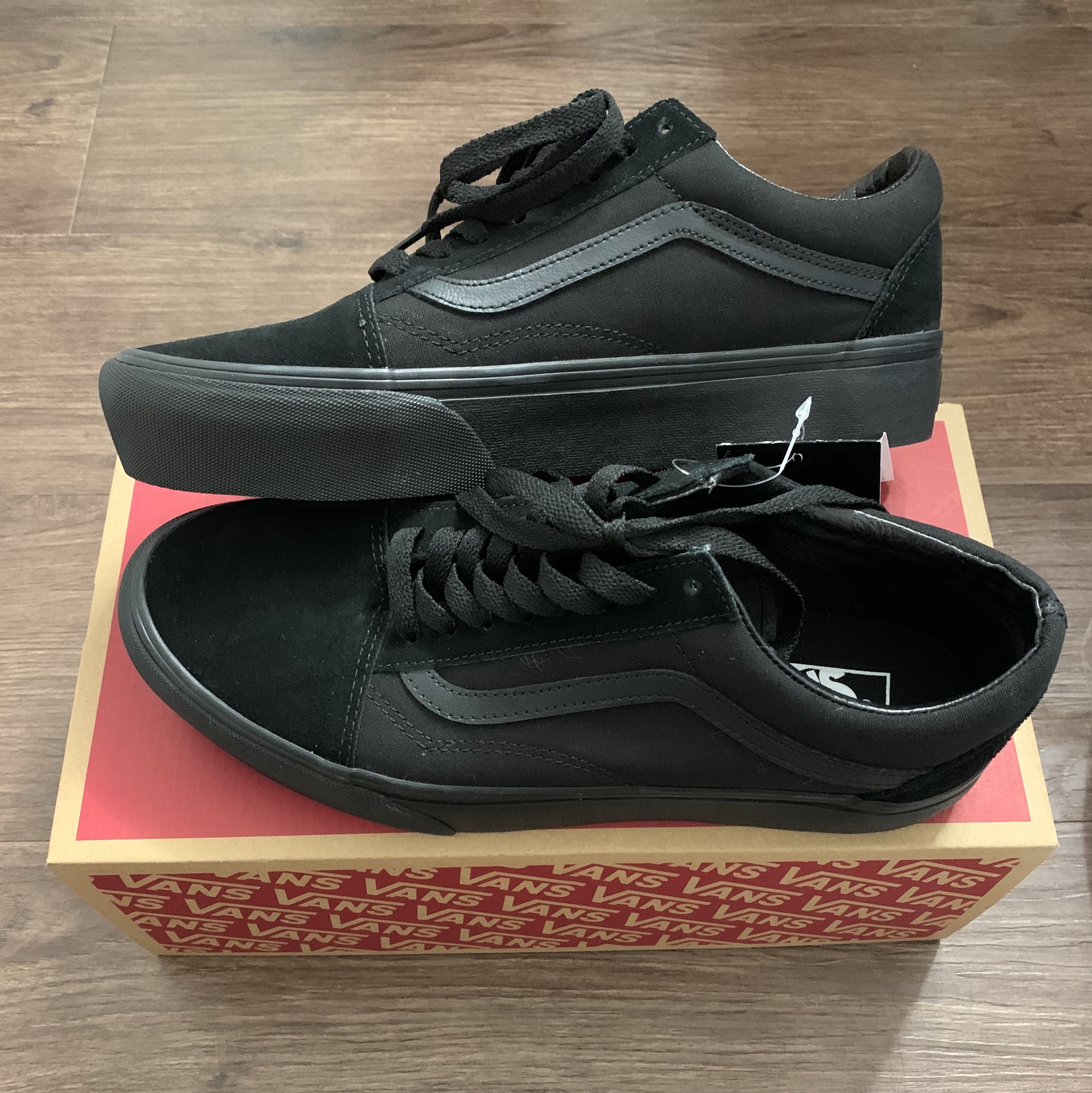 Vans Old Skool Platform Black 착용 스타일