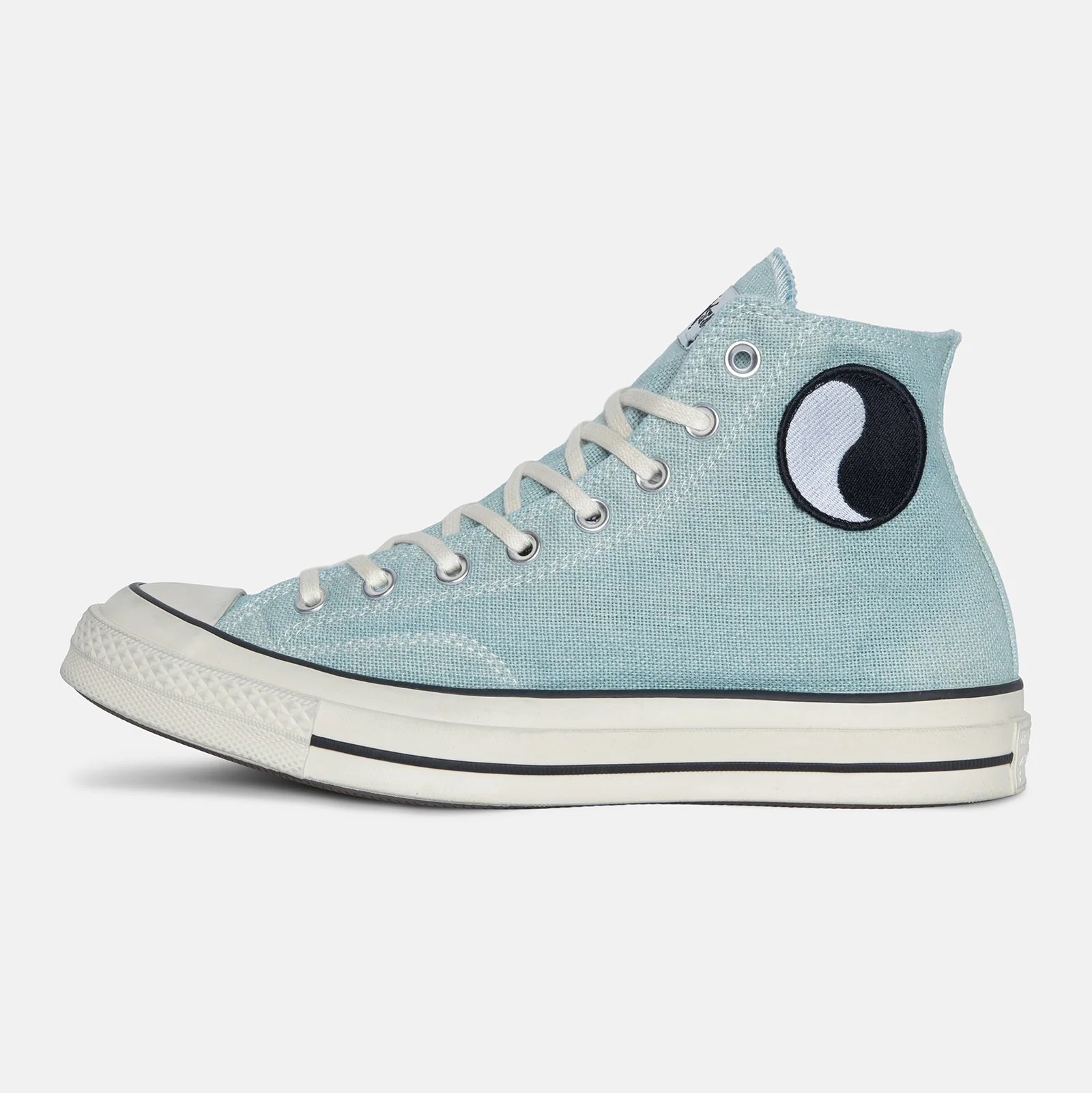 Converse x Stussy x Our Legacy Work Shop Chuck 70 High Lizard Green, Converse x Stussy x Our Legacy Work Shop Chuck 70 High Pool Blue 착용 스타일 - 2