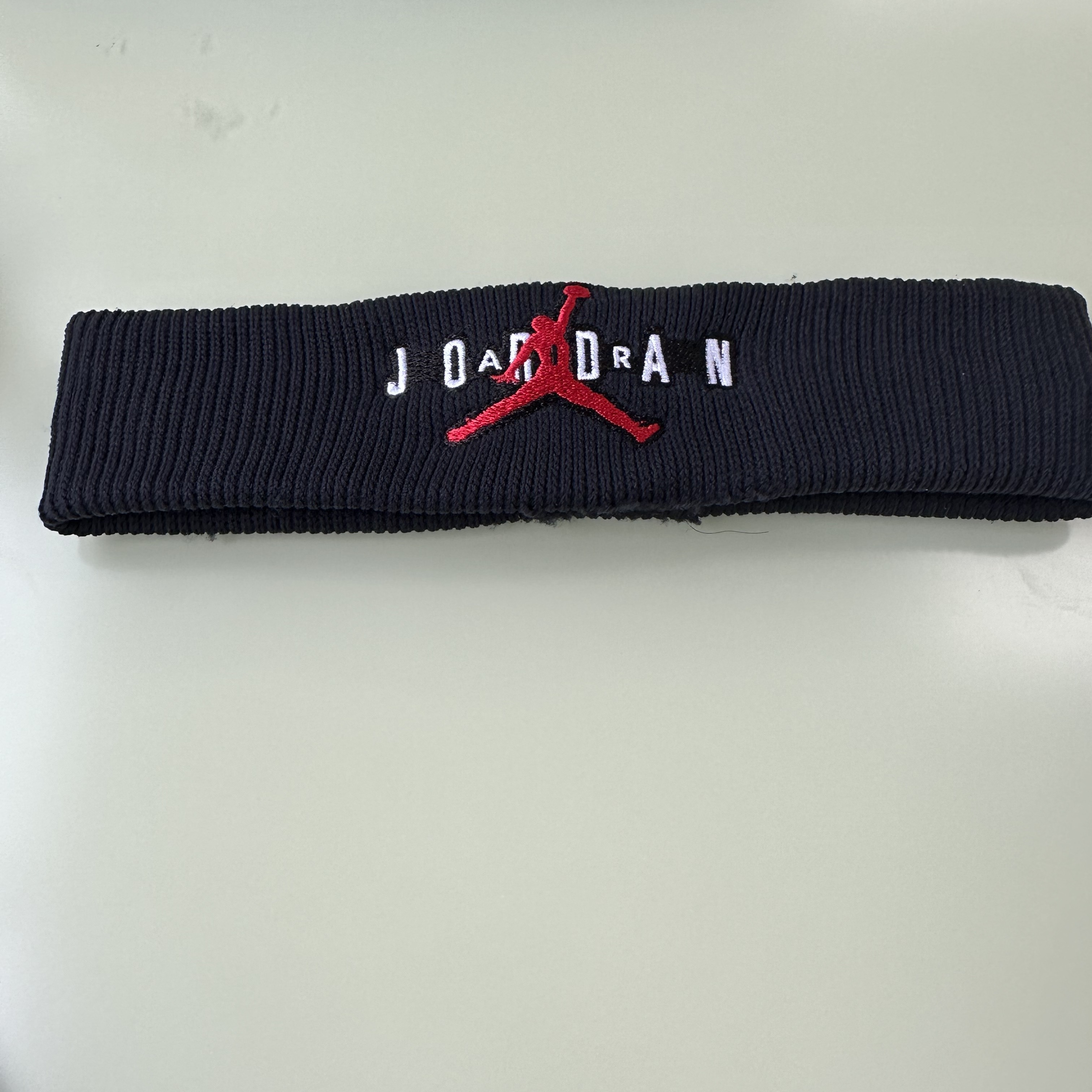 Jordan Jumpman Terry Headband Black 착용 스타일