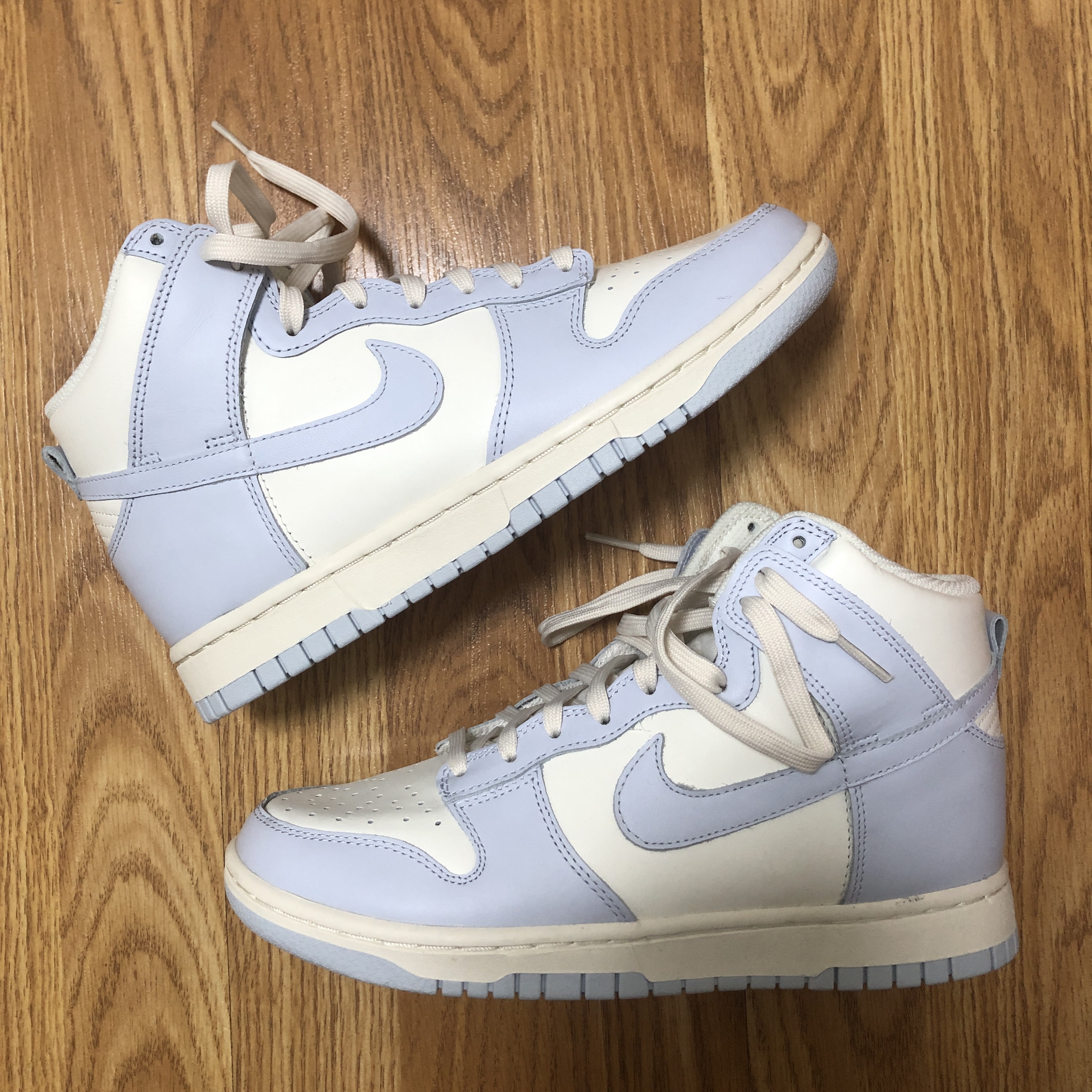 (W) Nike Dunk High Football Grey 착용 스타일