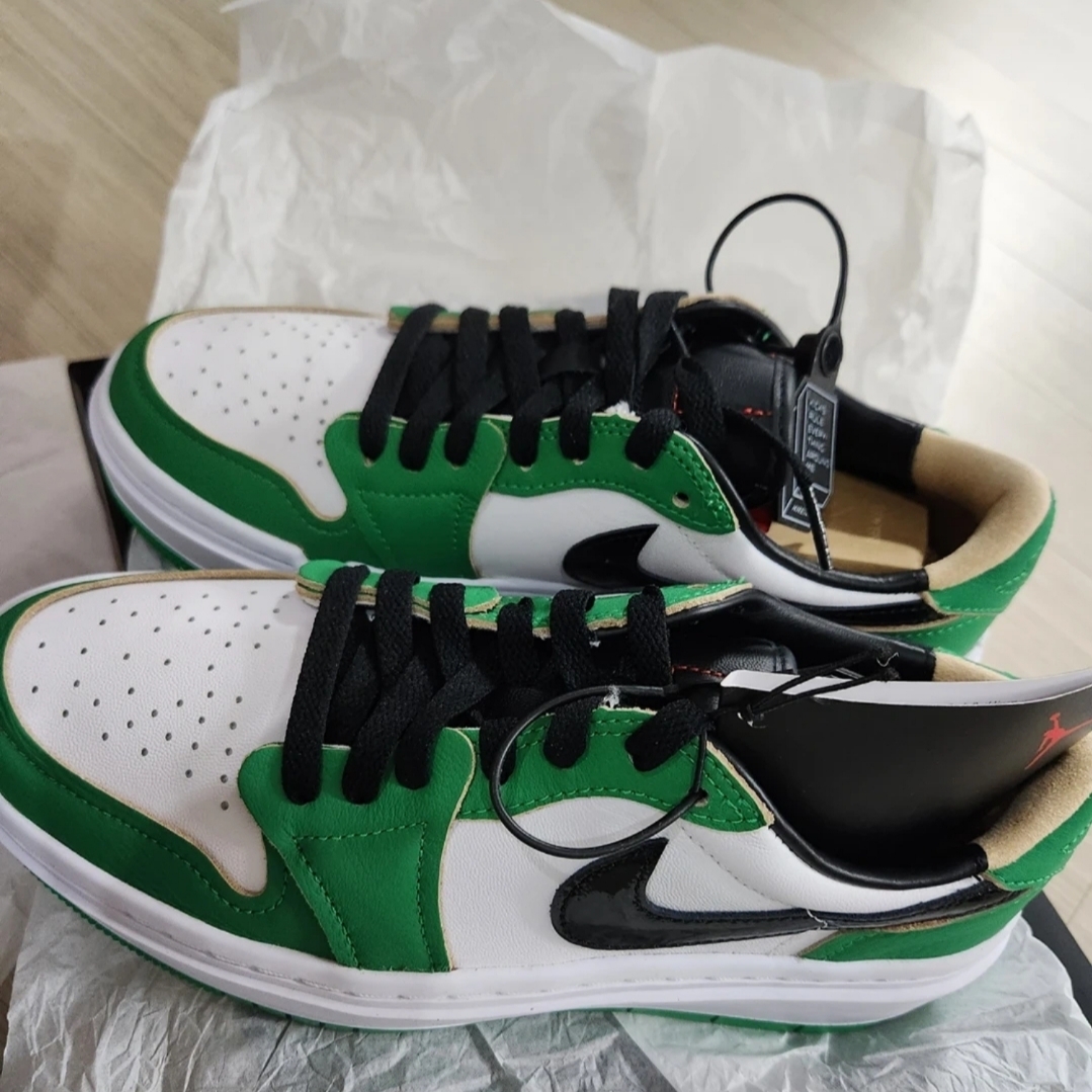 (W) Jordan 1 Elevate Low SE Lucky Green 착용 스타일