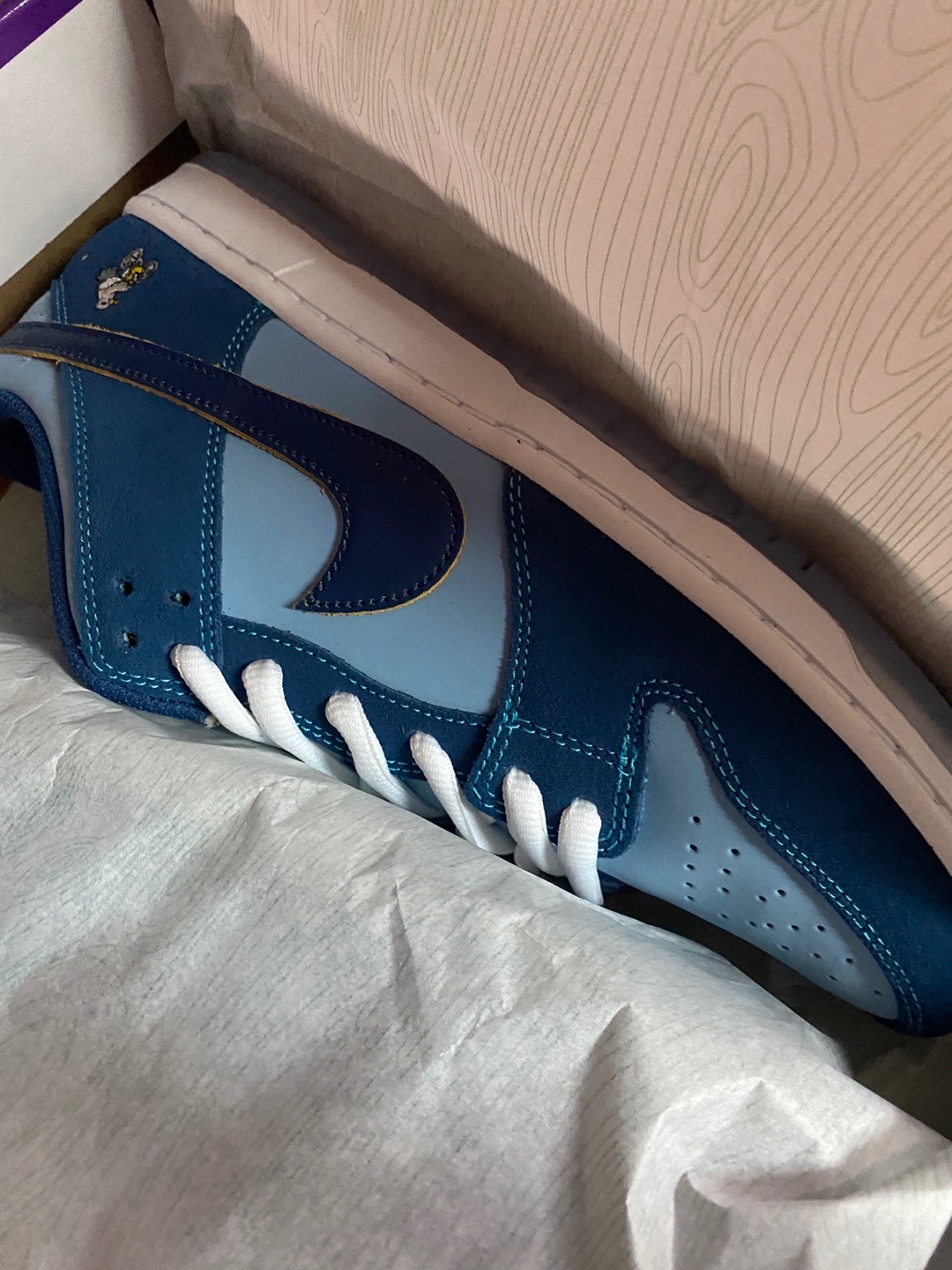 Nike x Why So Sad? SB Dunk Low Pro Coastal Blue 착용 스타일