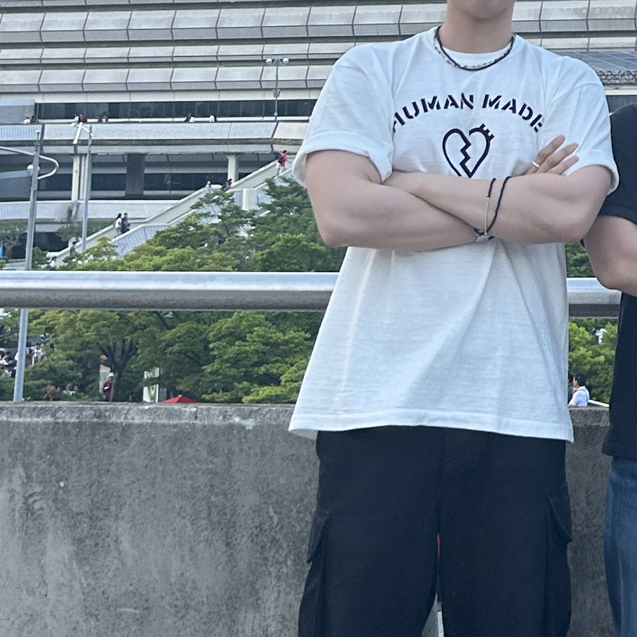 Human Made Graphic T-Shirt #11 White 착용 스타일