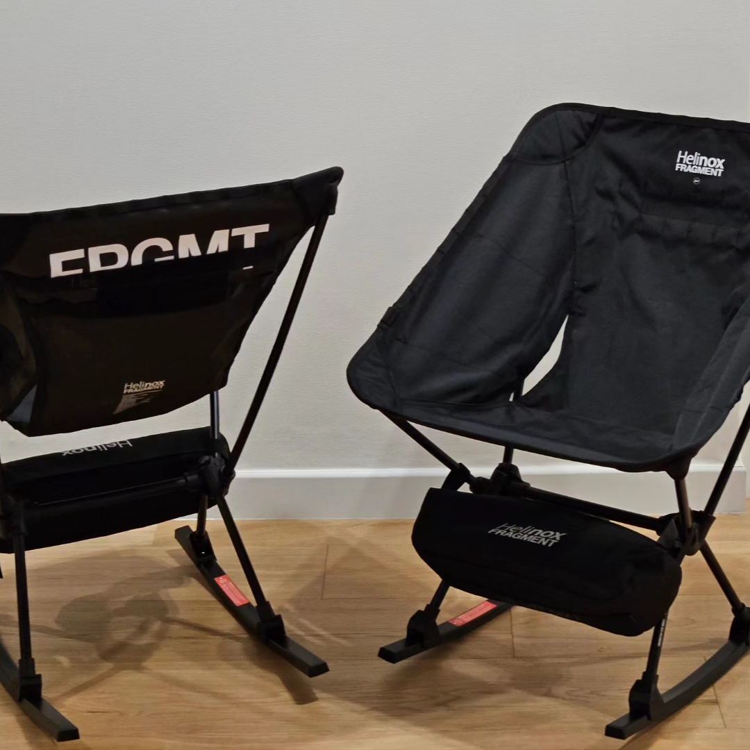 Helinox x Fragment Design Tactical Chair One Black - Tokyo Exclusive 착용 스타일 - 2