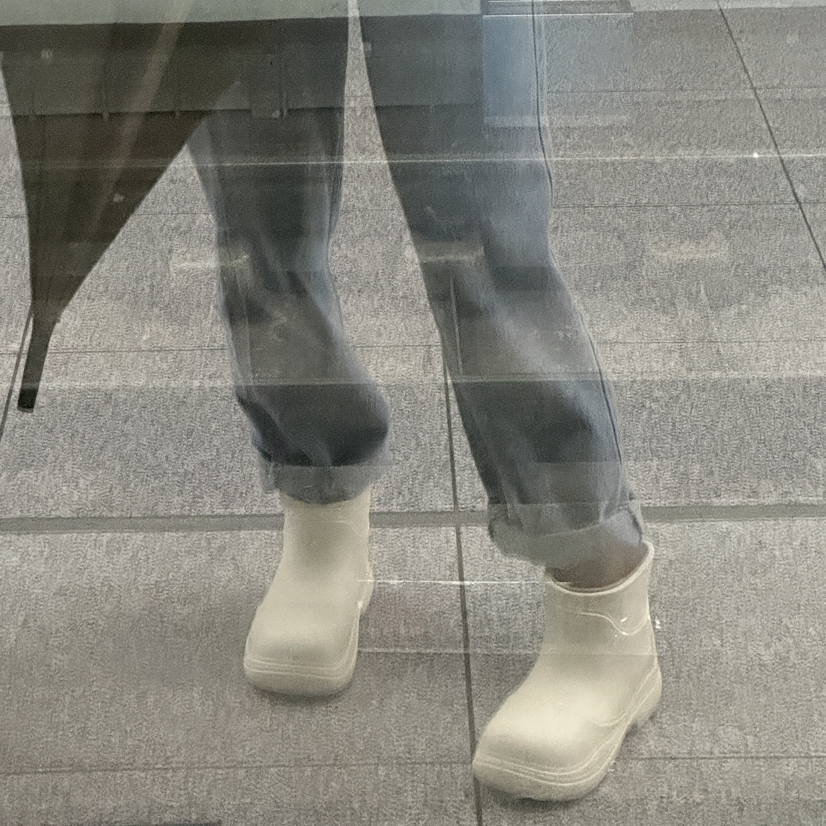 (W) Rockfishweatherwear Hayden Boots Cream 착용 스타일 - 1