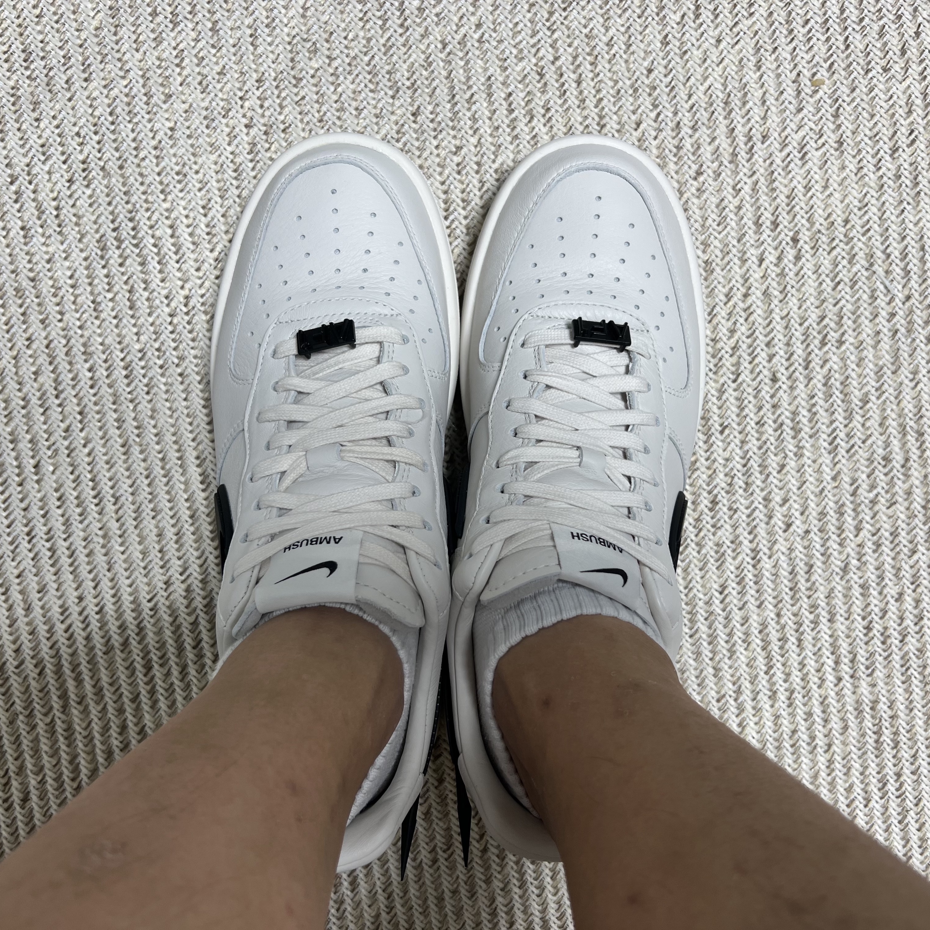 Nike x Ambush Air Force 1 Low SP Phantom 착용 스타일
