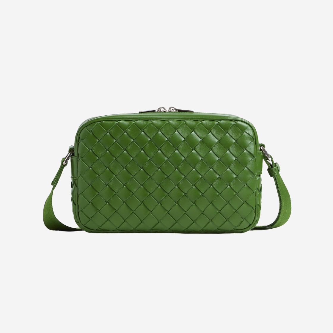 Bottega Veneta Small Intrecciato Camera Bag Avocado 상세 이미지 1