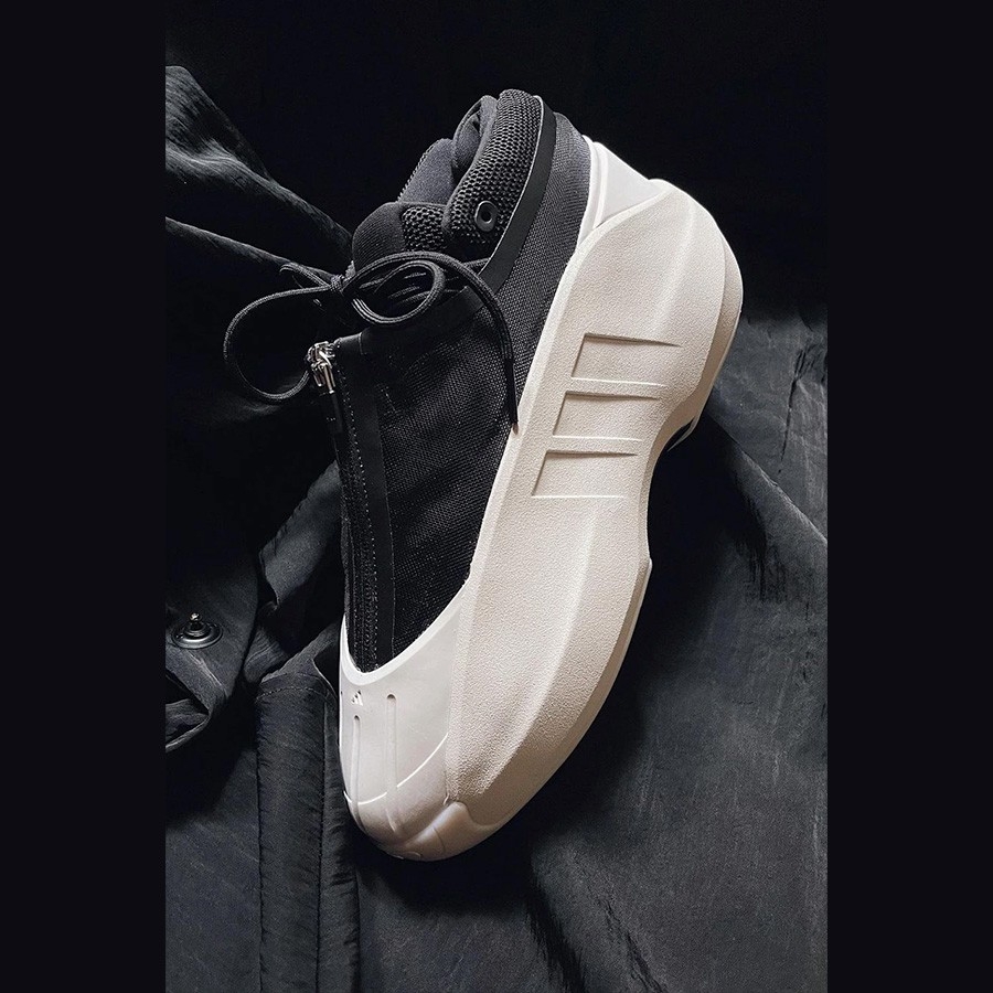 Adidas 98 x Crazy BYW Core Black, Adidas Crazy 97 White 착용 스타일 - 2
