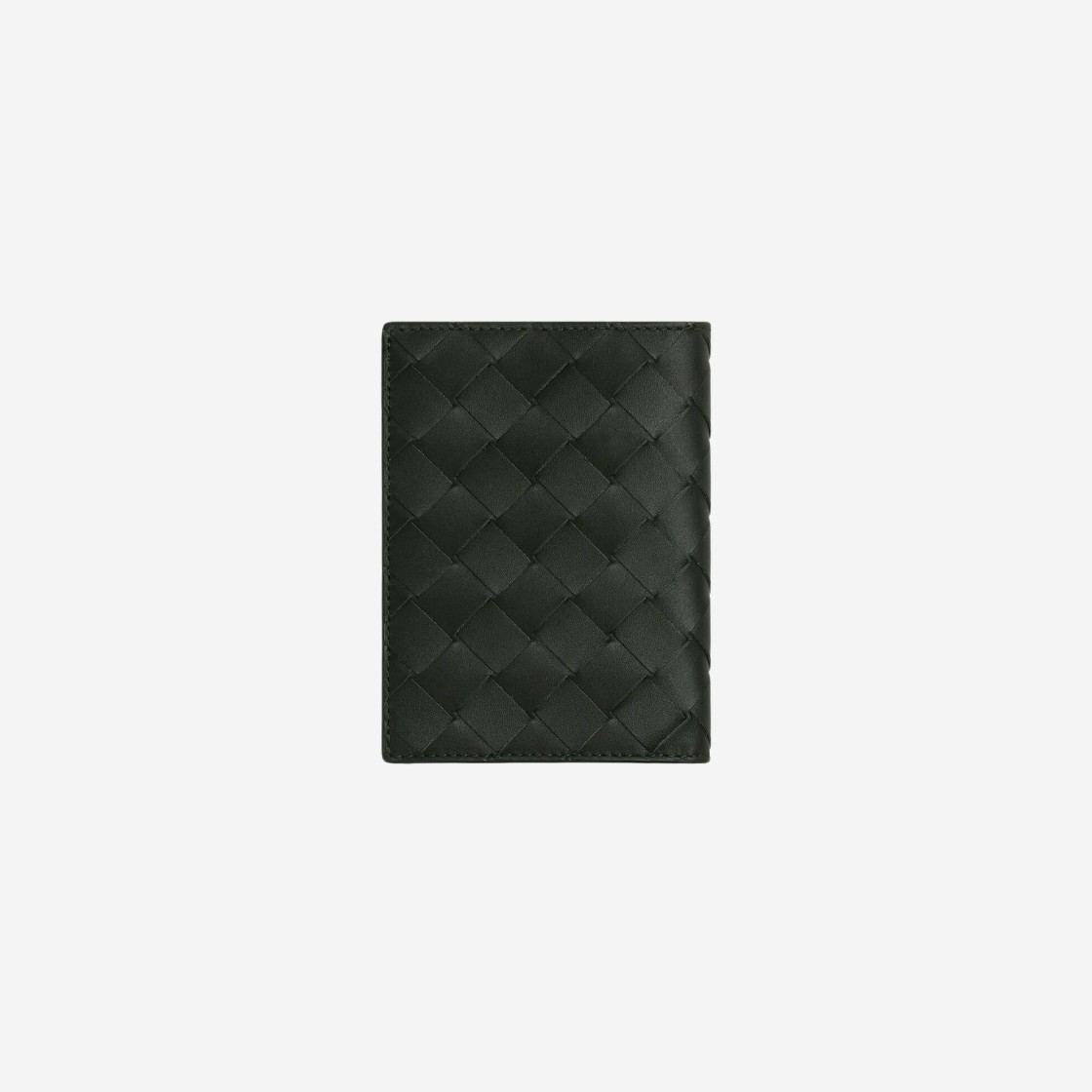 Bottega Veneta Intrecciato Flap Wallet Dark Green 상세 이미지 3