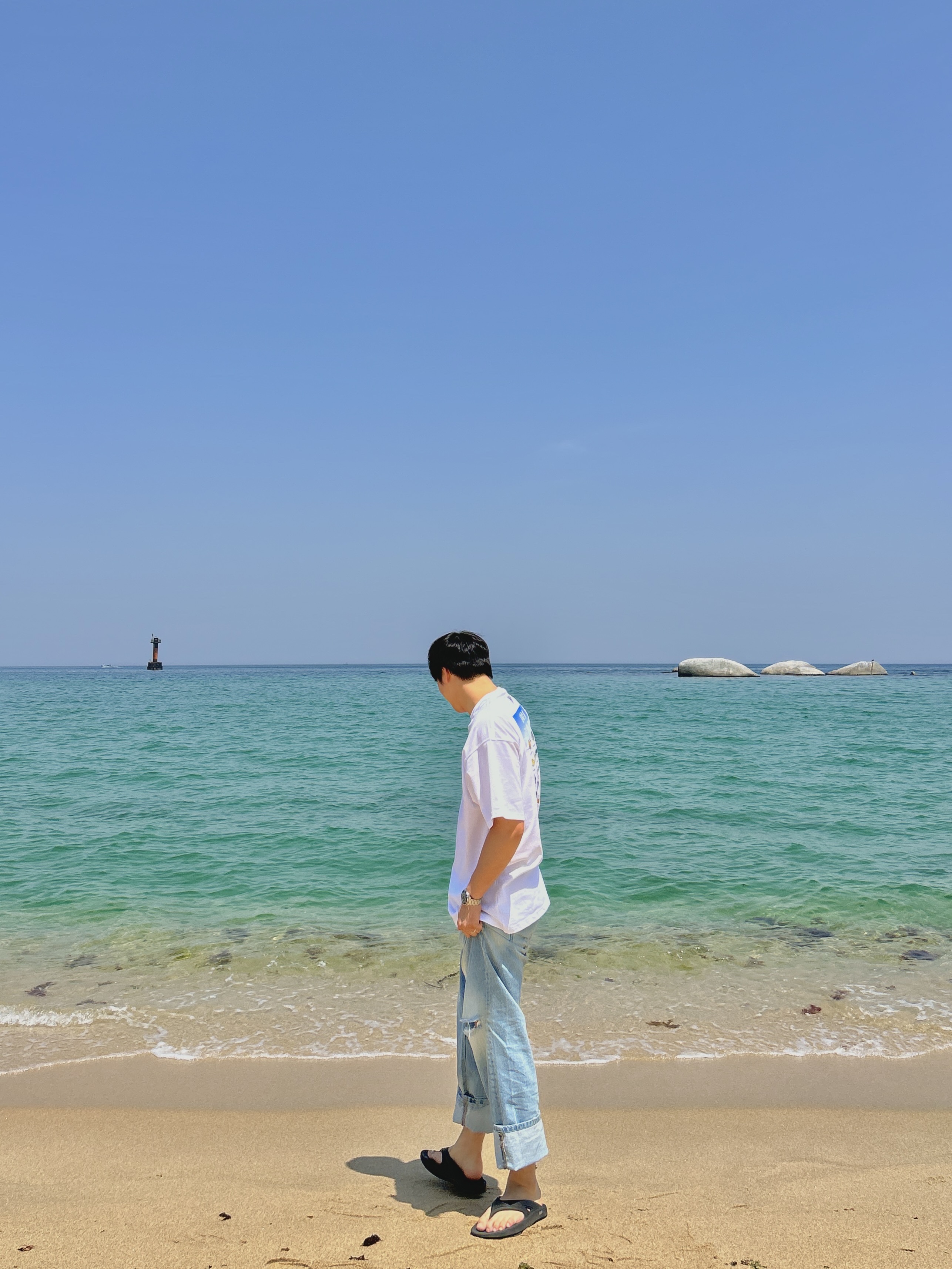Oofos OOriginal Black 착용 스타일