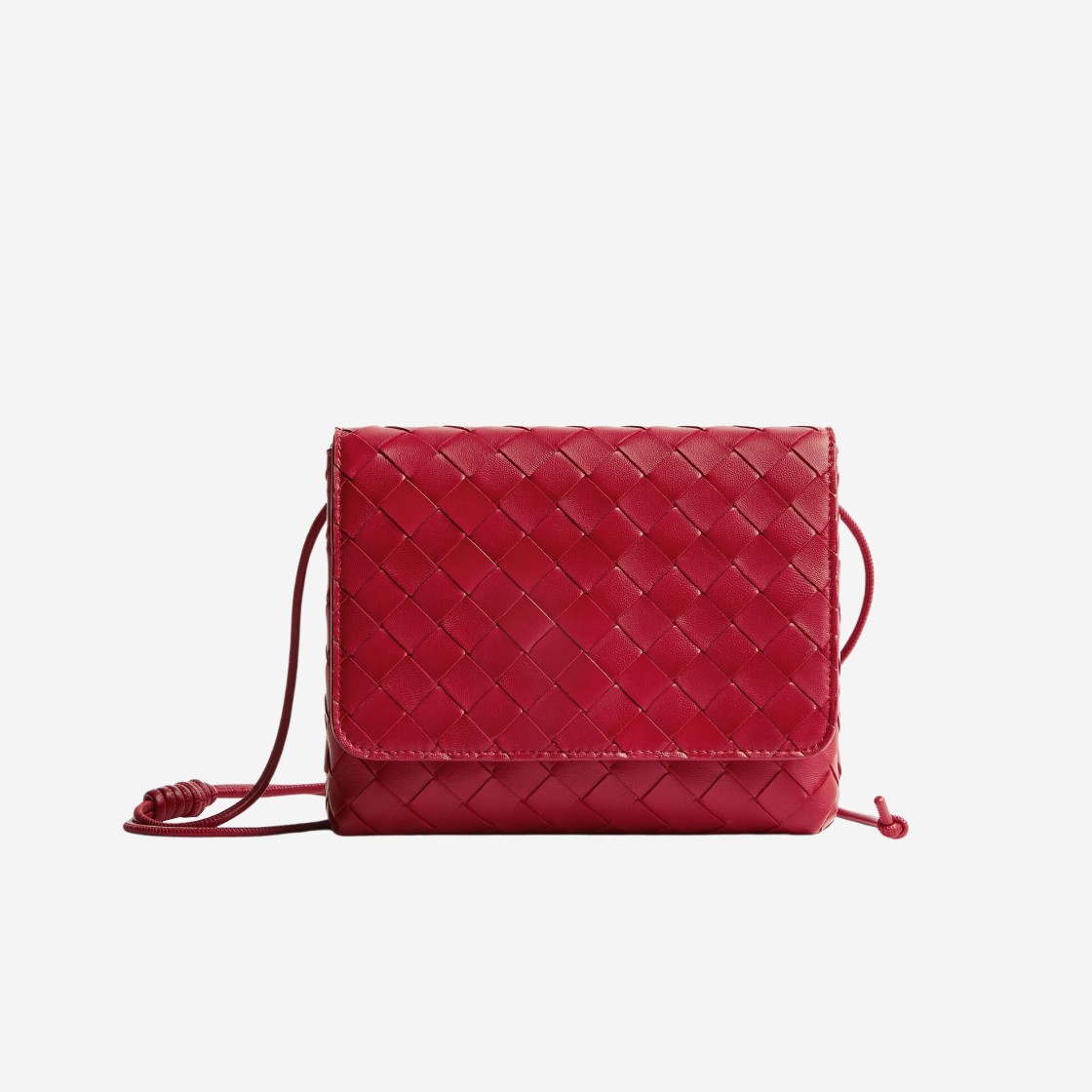 Bottega Veneta Mini Intrecciato Crossbody Bag Apple Candy 상세 이미지 1