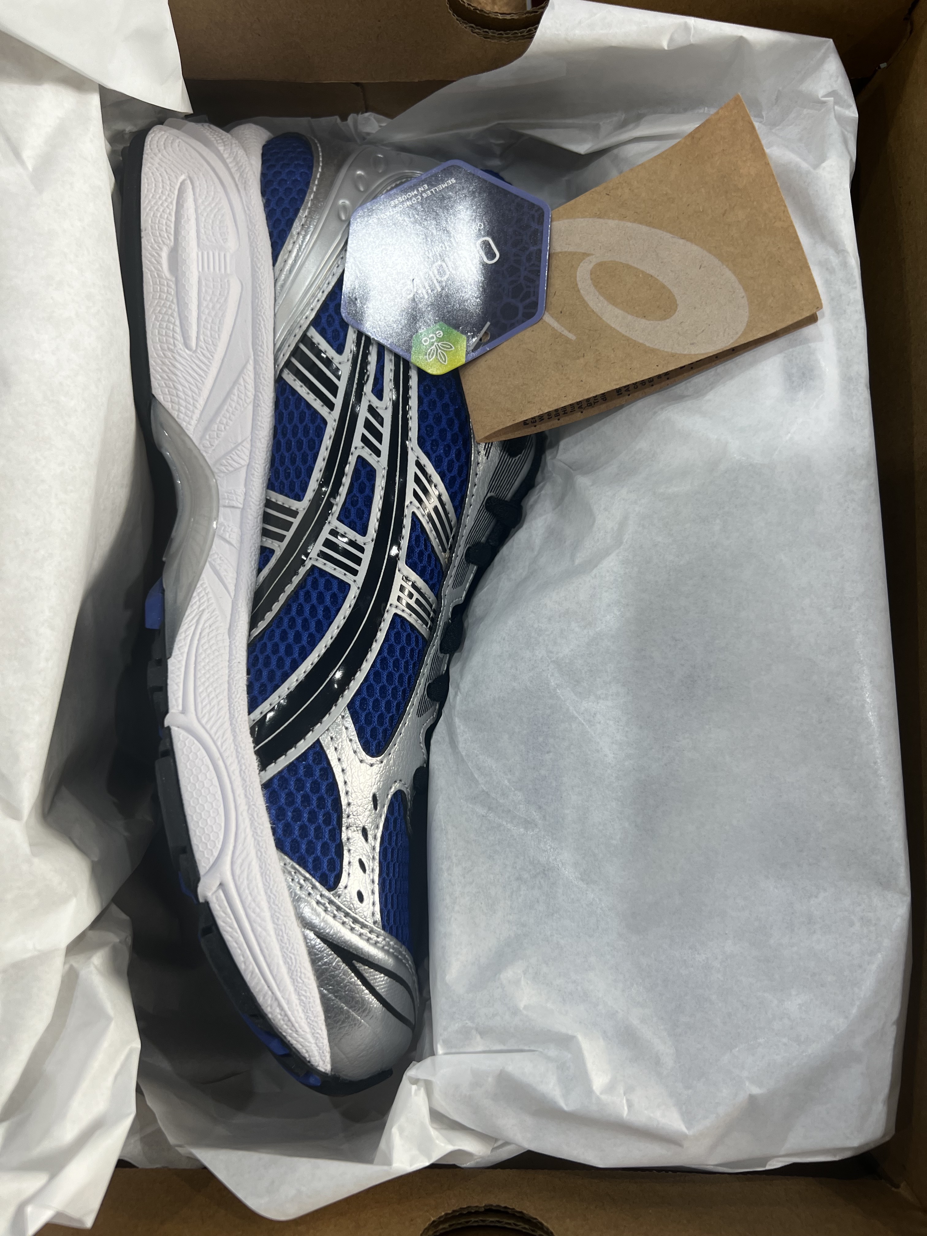 Asics Gel-Kayano 14 Monaco Blue Black 착용 스타일