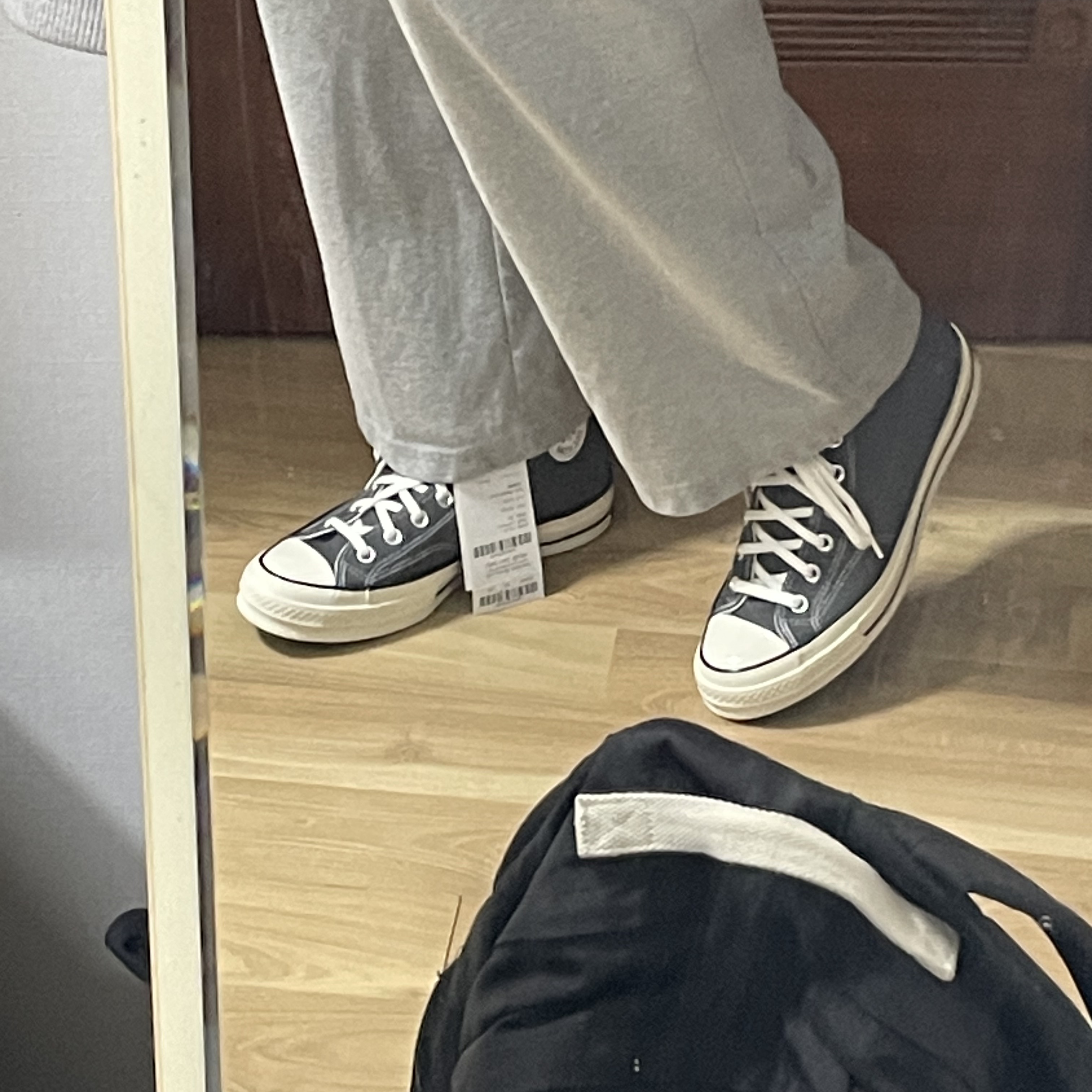 Converse Chuck 70 High Seasonal Color Vintage Canvas Iron Grey 착용 스타일