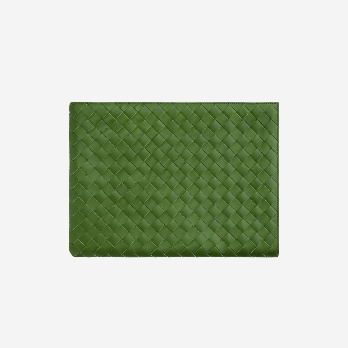 Bottega Veneta Half-Zip Pouch Avocado 상세 이미지 1