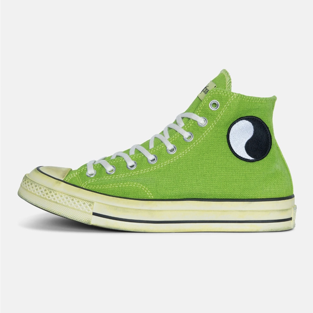 Converse x Stussy x Our Legacy Work Shop Chuck 70 High Lizard Green, Converse x Stussy x Our Legacy Work Shop Chuck 70 High Pool Blue 착용 스타일 - 4