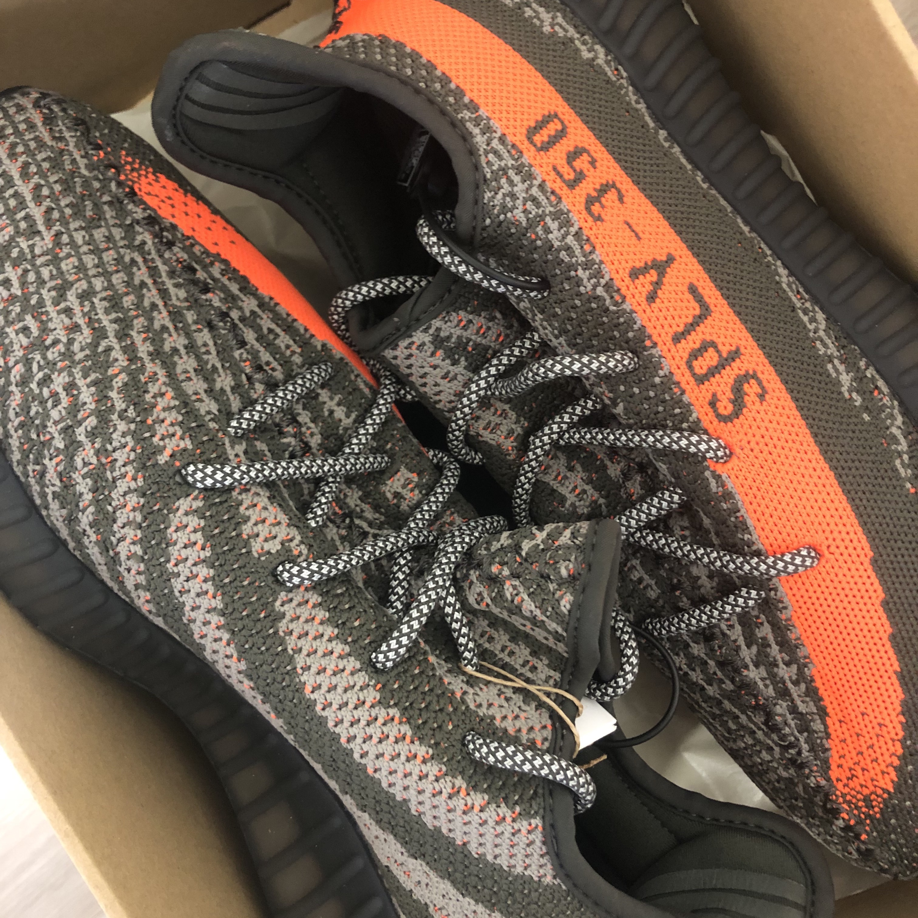 Adidas Yeezy Boost 350 V2 Carbon Beluga 착용 스타일