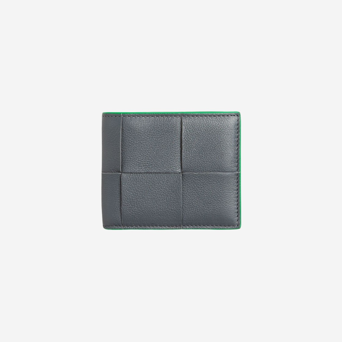 Bottega Veneta Cassette Bi-Fold Wallet with Coin Thunder Parakeet 상세 이미지 1