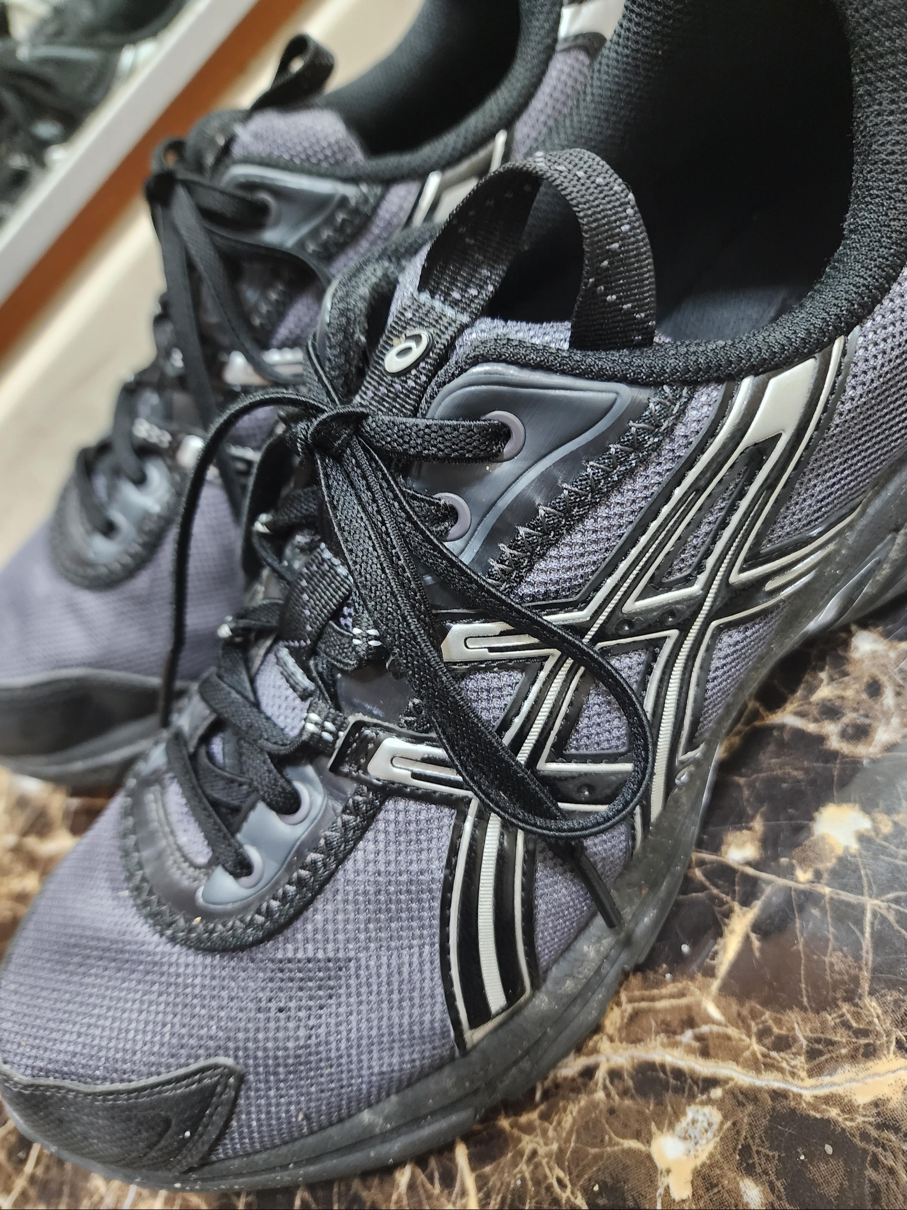 Asics UB2-S Gel-1130 Asphalt Pure Silver 착용 스타일
