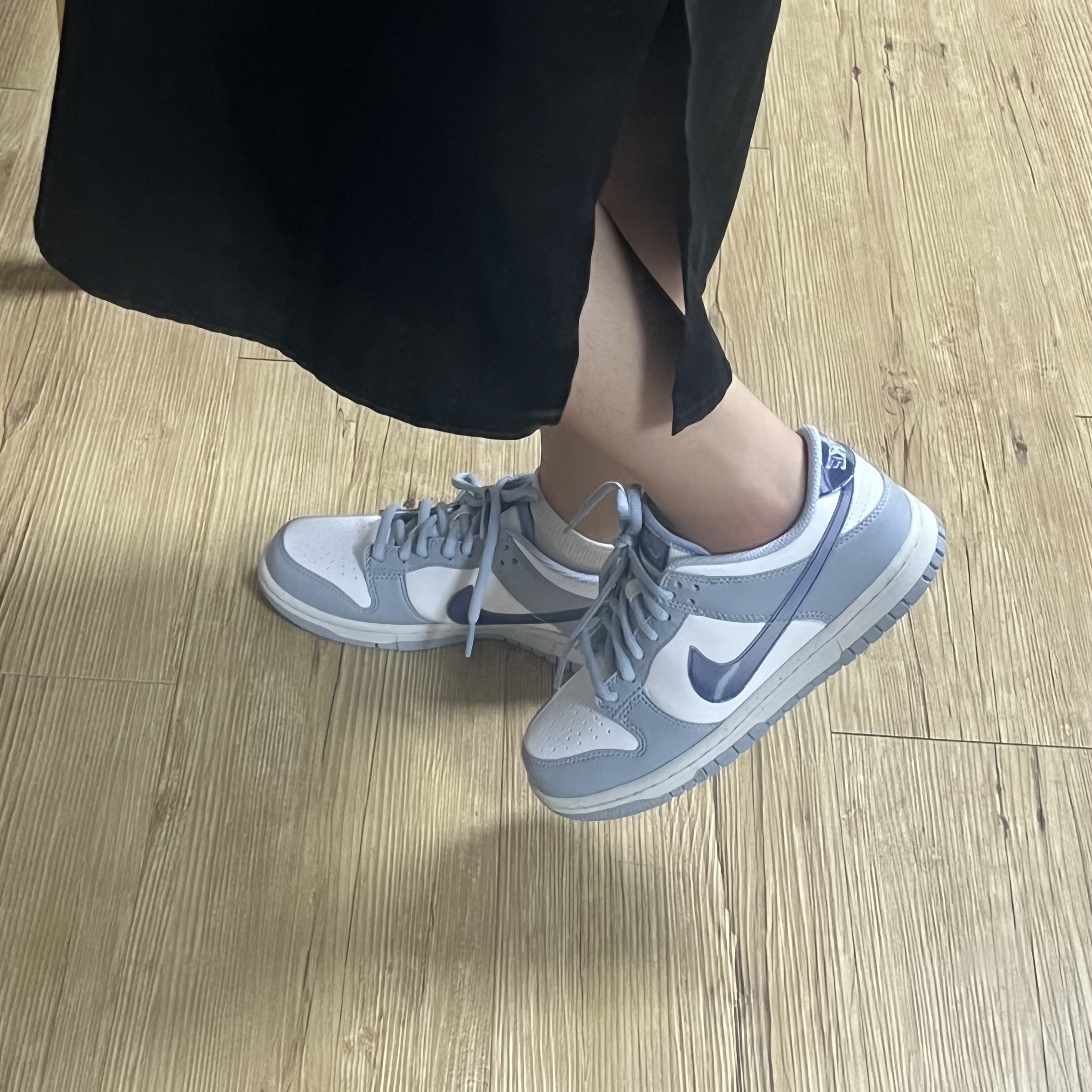 (GS) Nike Dunk Low NN KWE Blue Whisper 착용 스타일