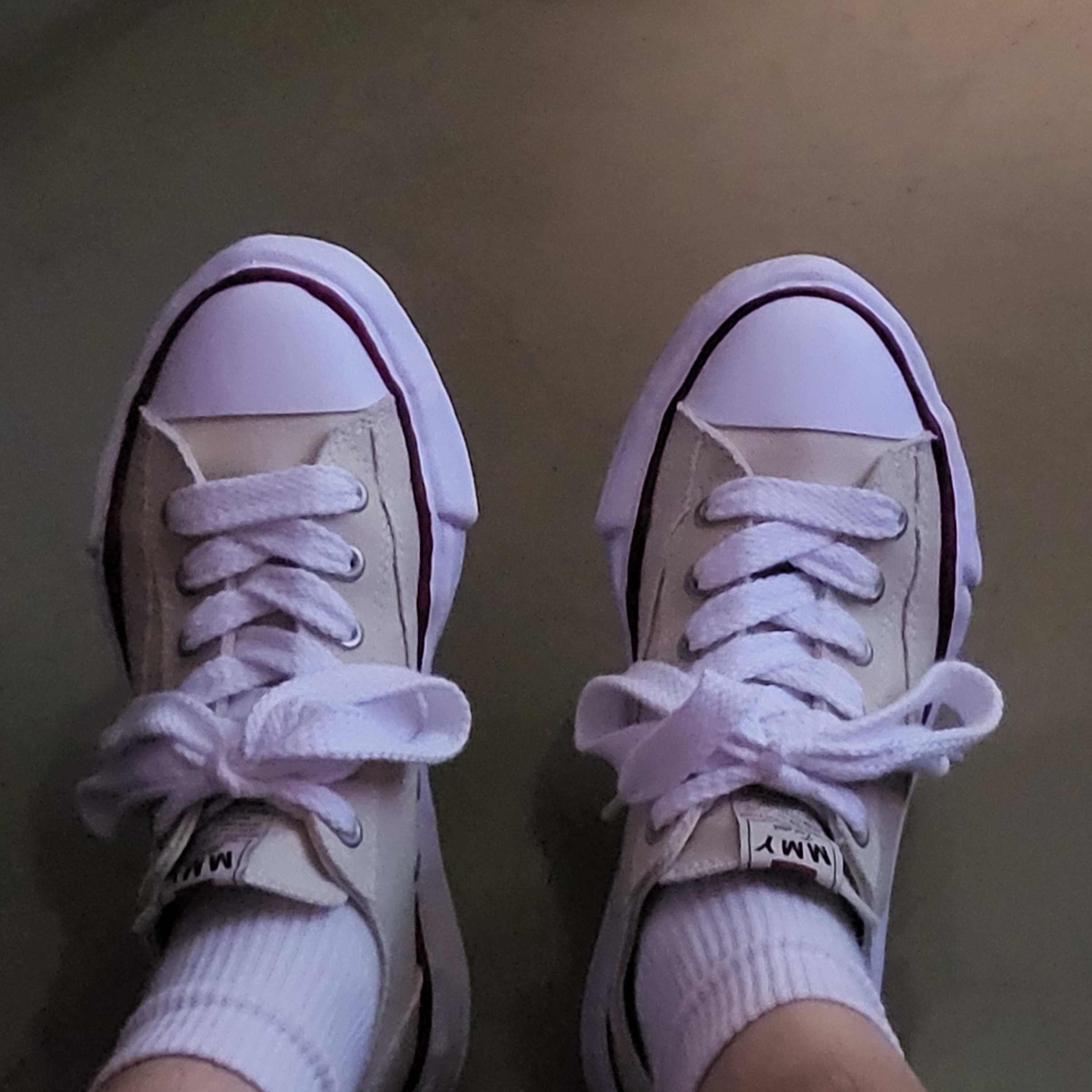Maison Mihara Yasuhiro Peterson OG Sole Canvas Low-top Sneakers Natural 착용 스타일 - 1