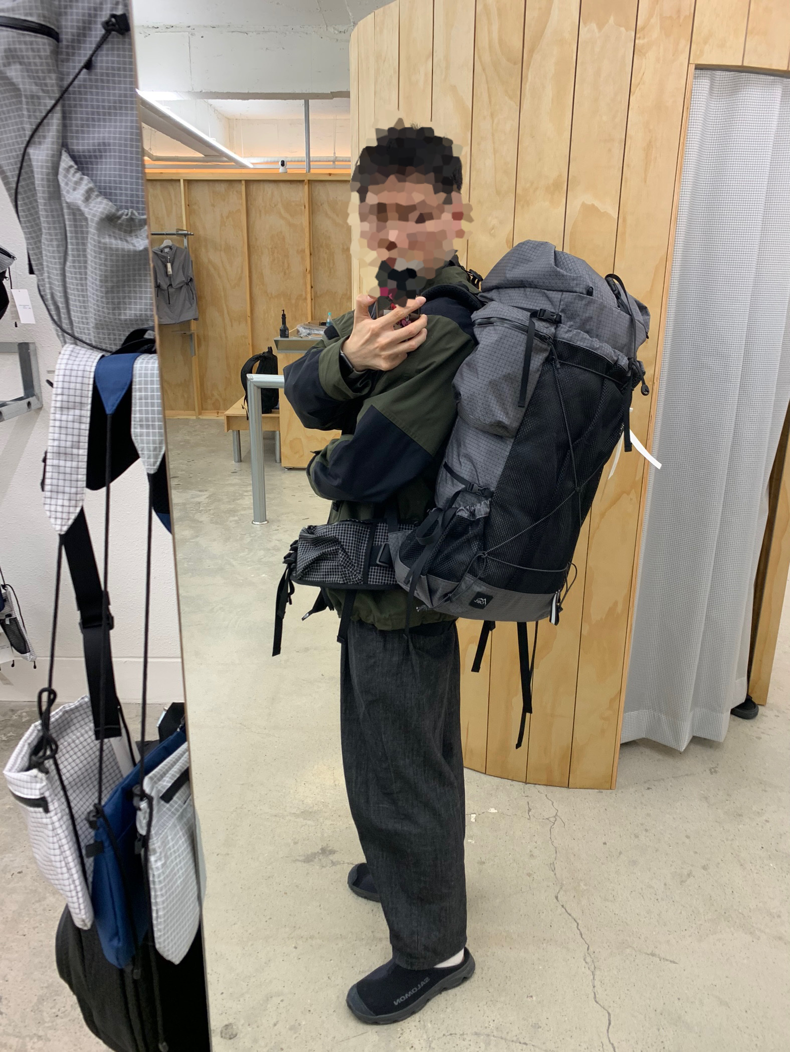 Salomon RX Slide 3.0 Black 착용 스타일