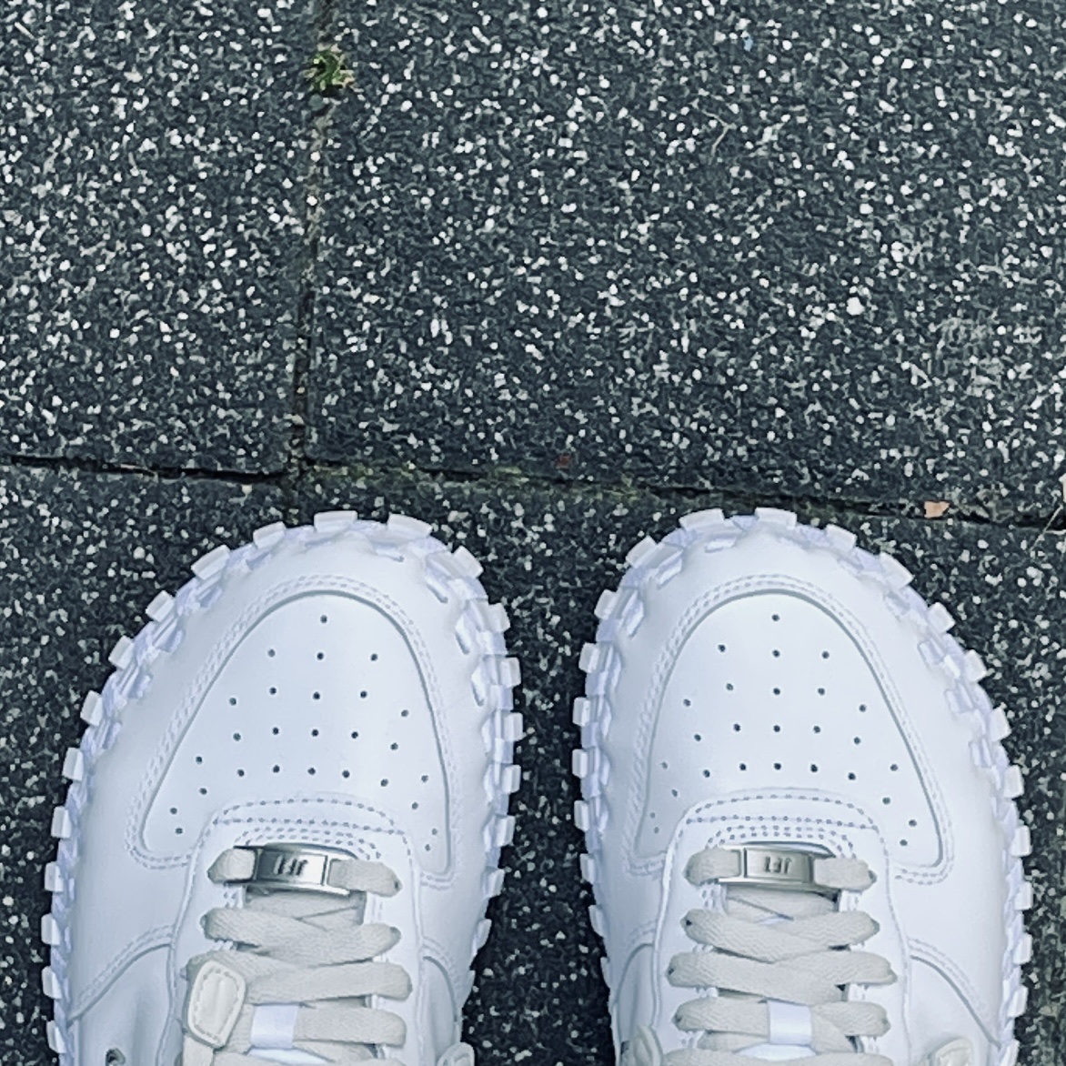 Nike x Jacquemus J Force 1 Low LX SP White 착용 스타일