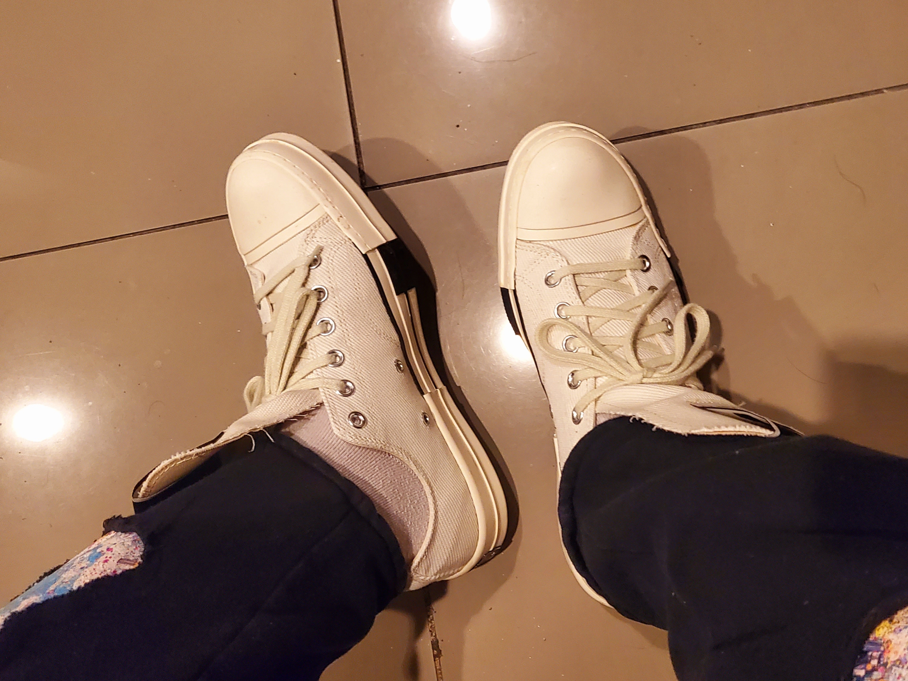 Converse x Drkshdw Drkstr Chuck 70 Ox White 착용 스타일 - 1
