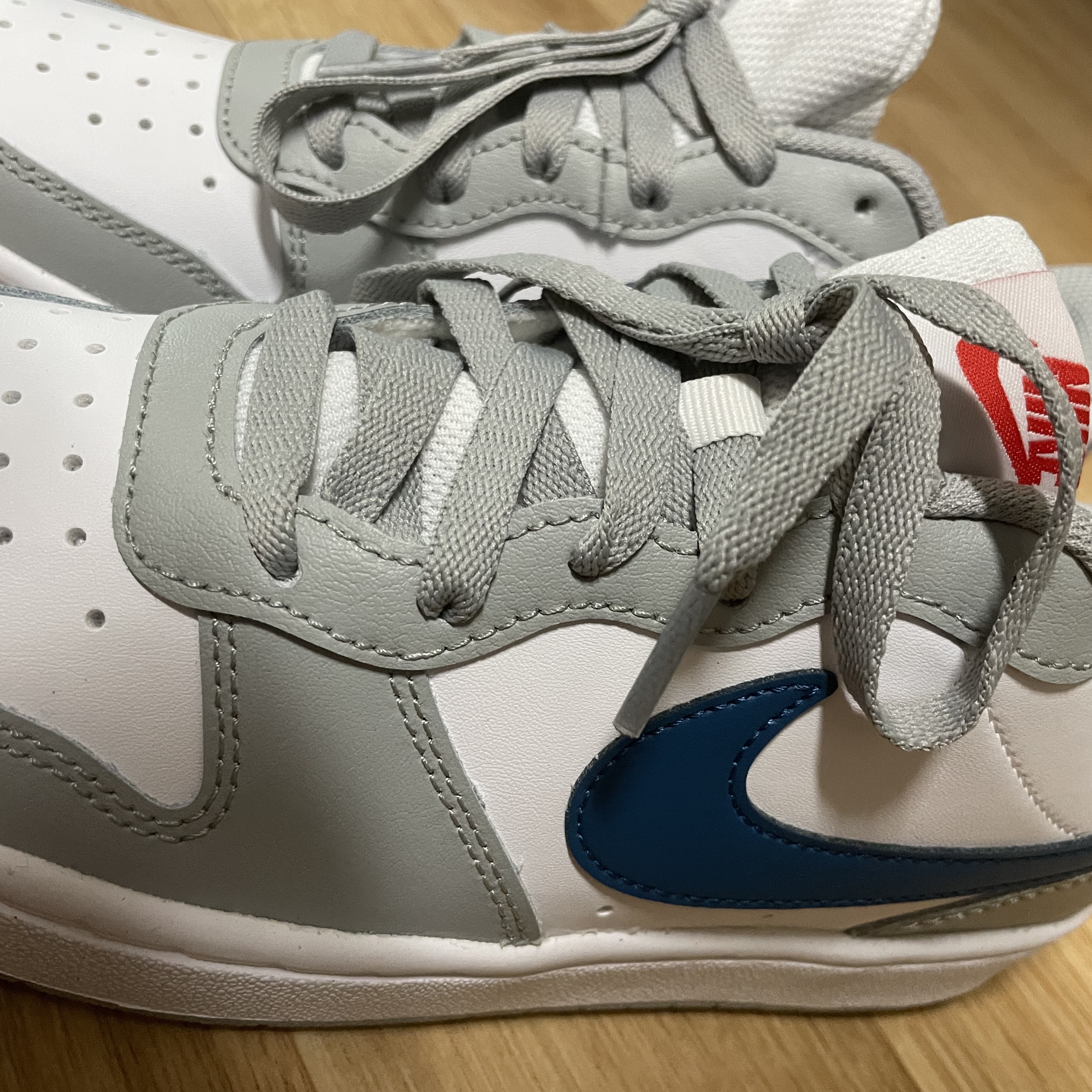 (GS) Nike Court Borough Low 2 Light Smoke Grey 착용 스타일