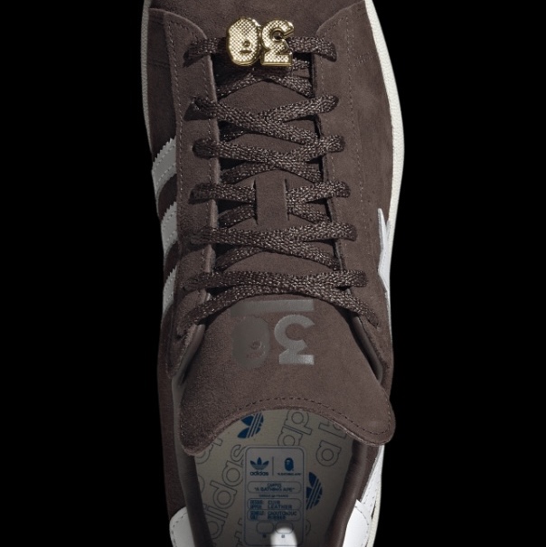 Adidas x BAPE Campus 80s Brown 착용 스타일 - 5