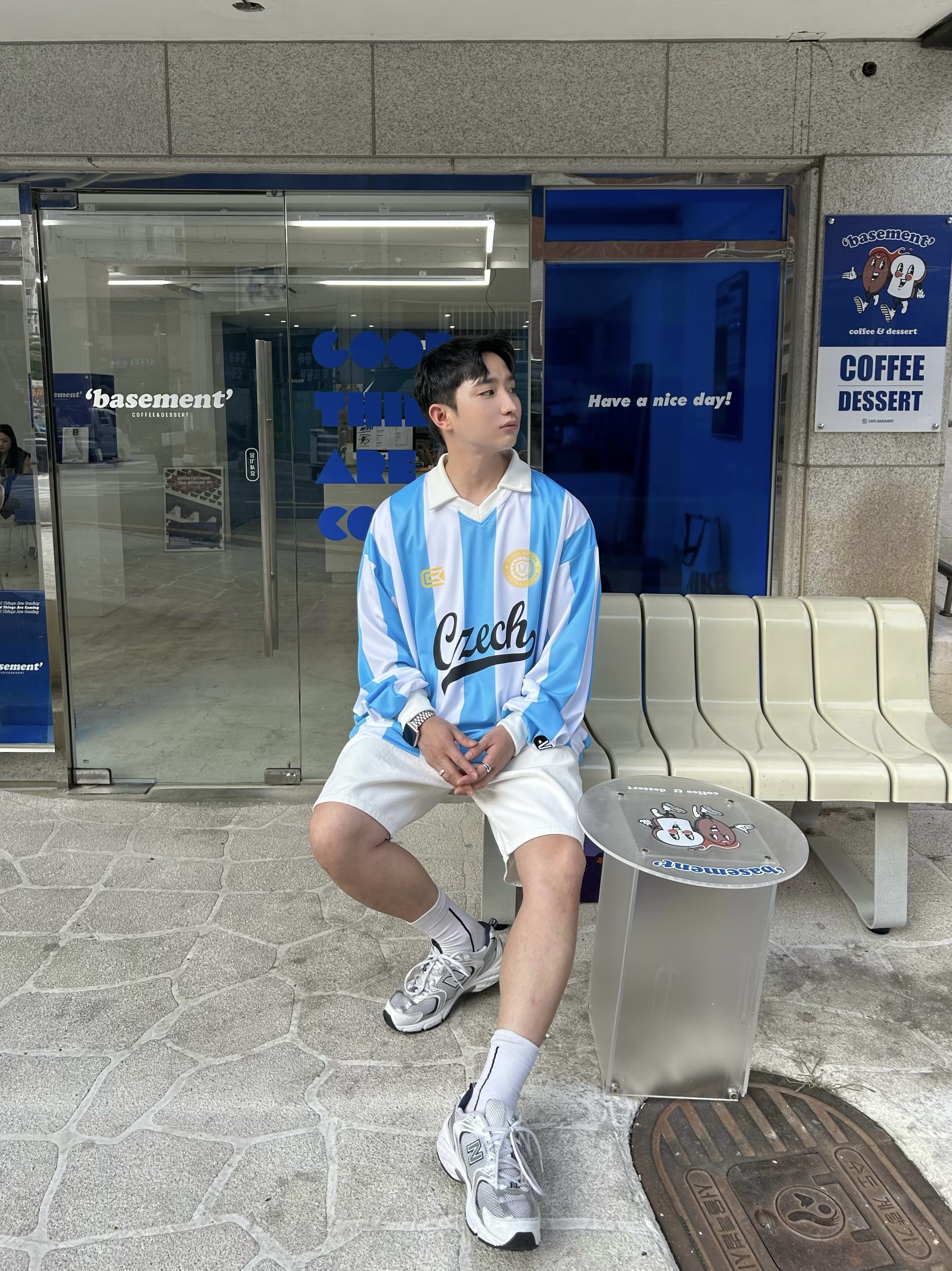 New Balance 530 White 착용 스타일 - 1