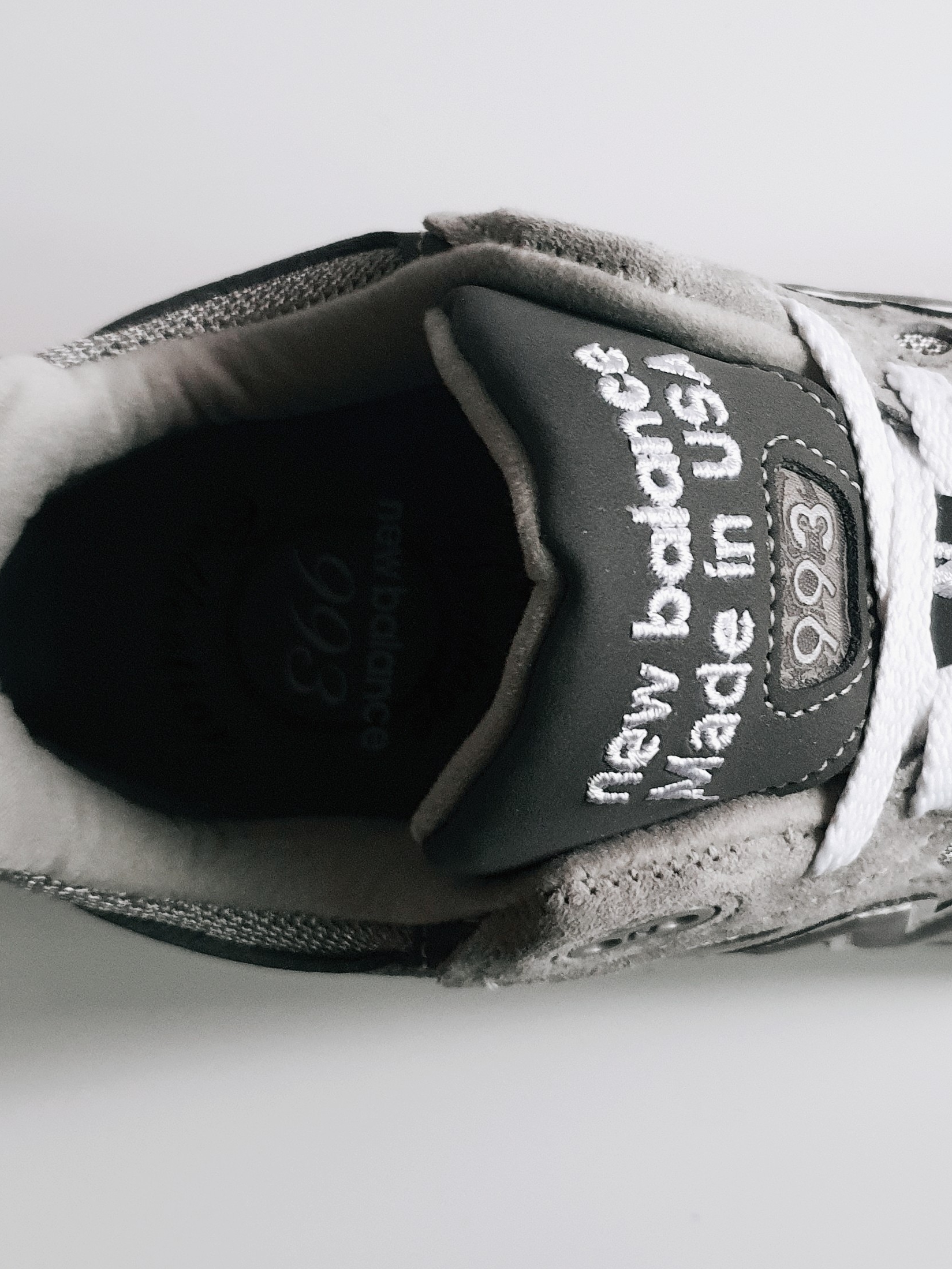 New Balance 993 Made in USA Grey - D Standard 착용 스타일 - 2