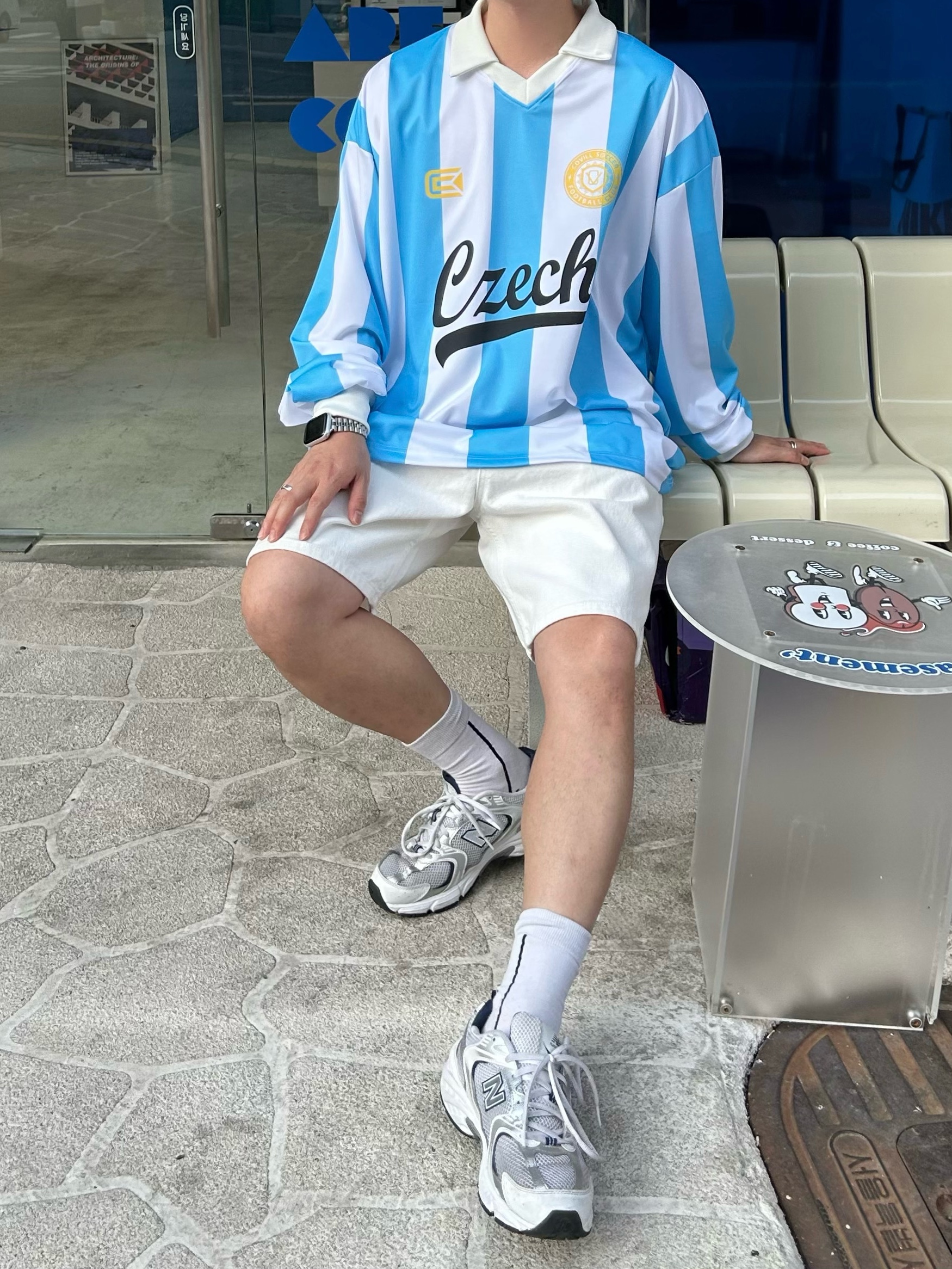 New Balance 530 White 착용 스타일 - 3