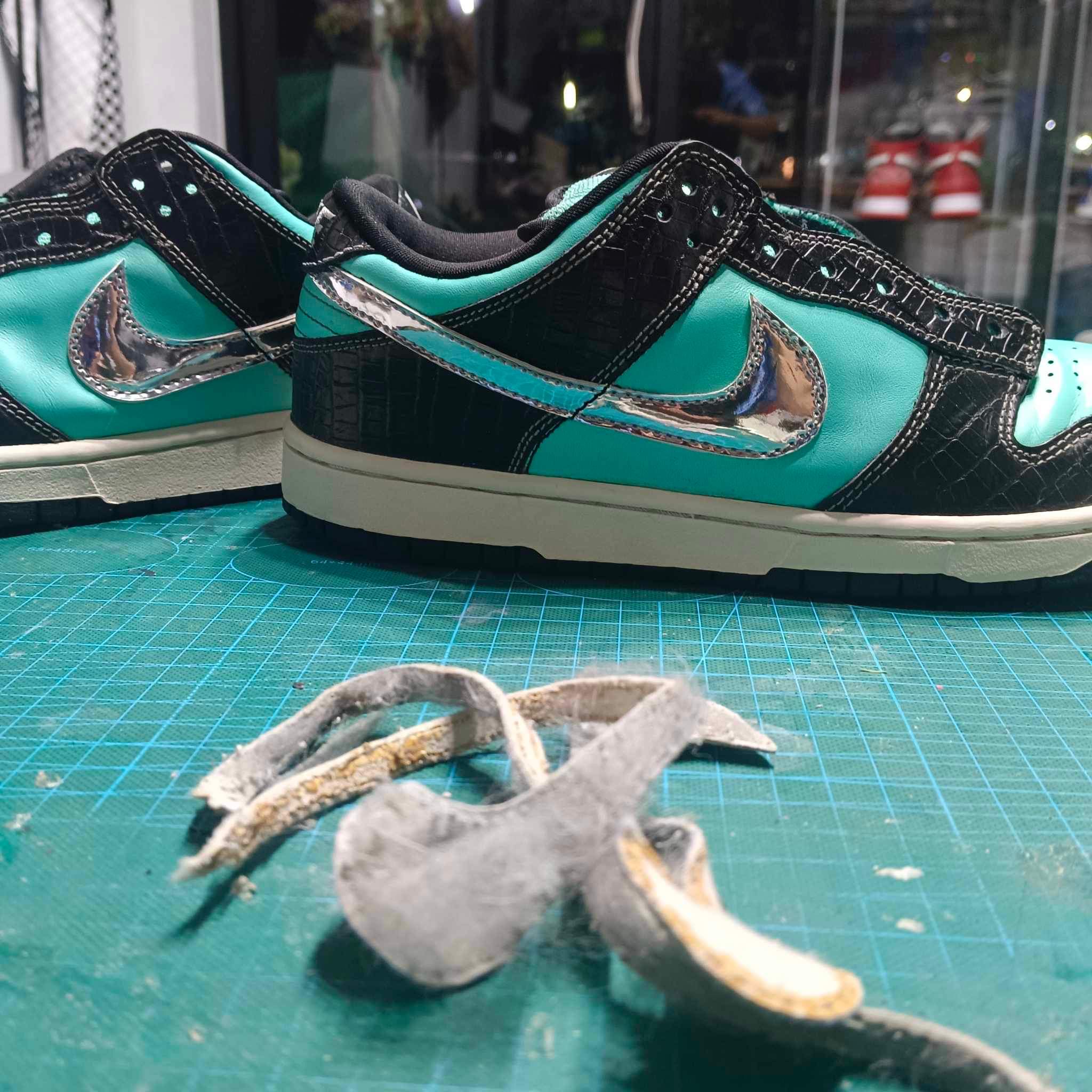 Nike x Diamond Supply Co. SB Dunk Low Tiffany 착용 스타일 - 4