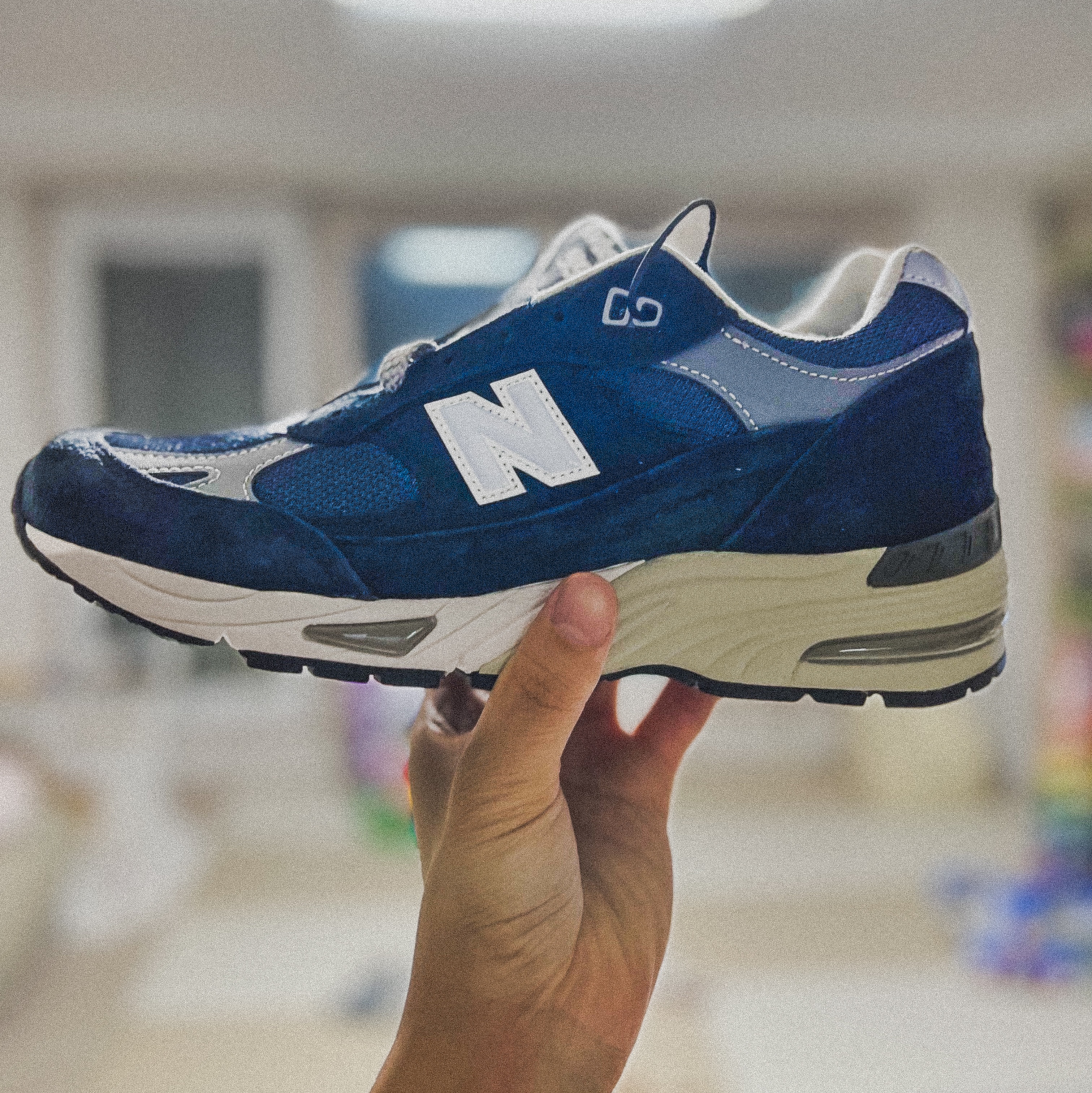 New Balance 991 Made in UK Navy 착용 스타일