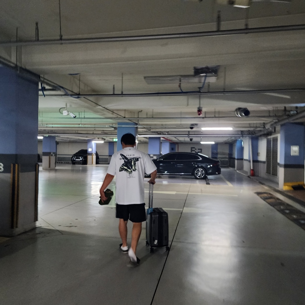 Stone Island B0943 Nylon Metal Swimming Trunk Black - 23SS, Wooyoungmi Butterfly Back Logo T-shirt White - 23SS 착용 스타일