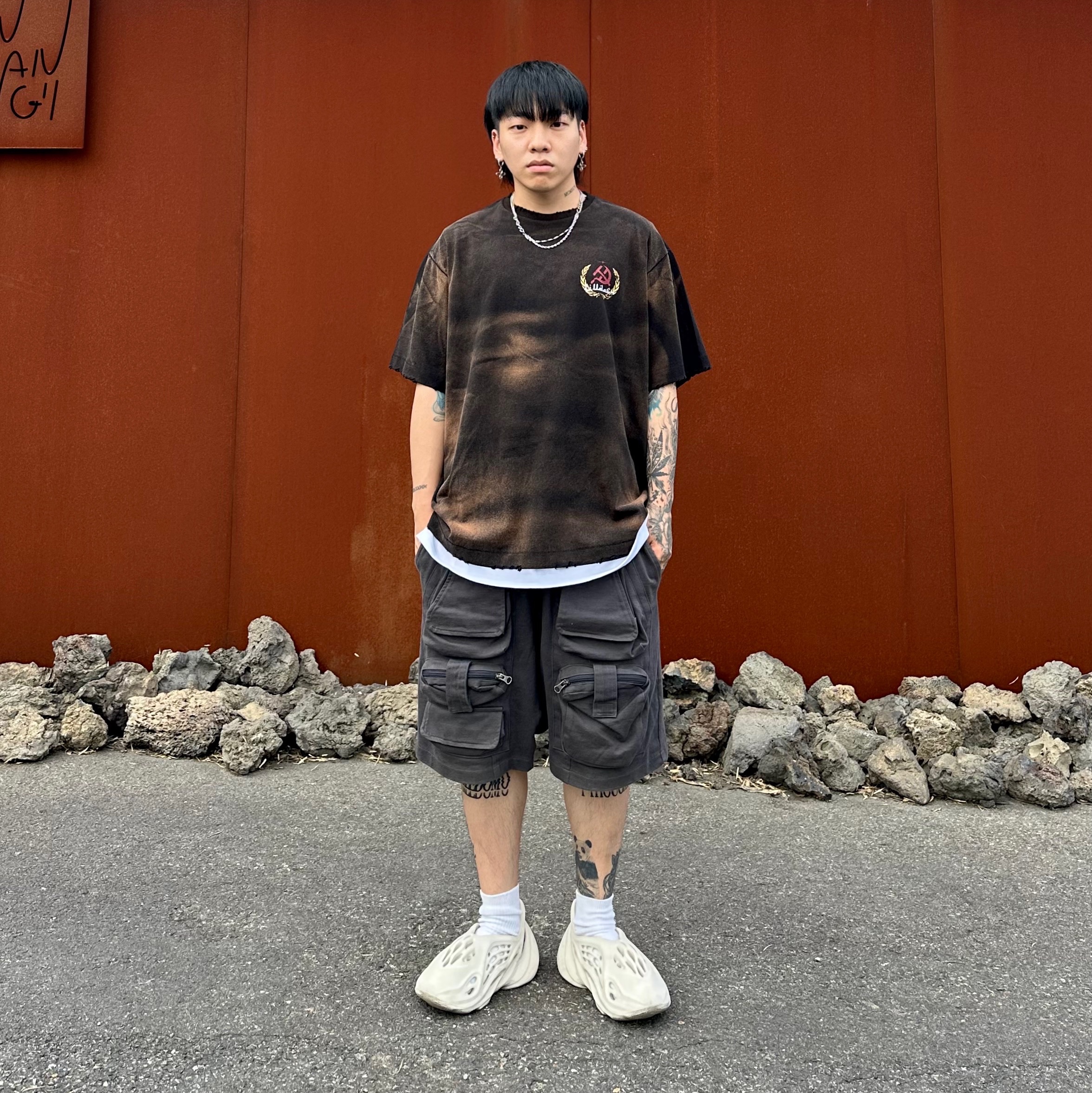 Adidas Yeezy Foam RNNR Ararat 착용 스타일 - 1