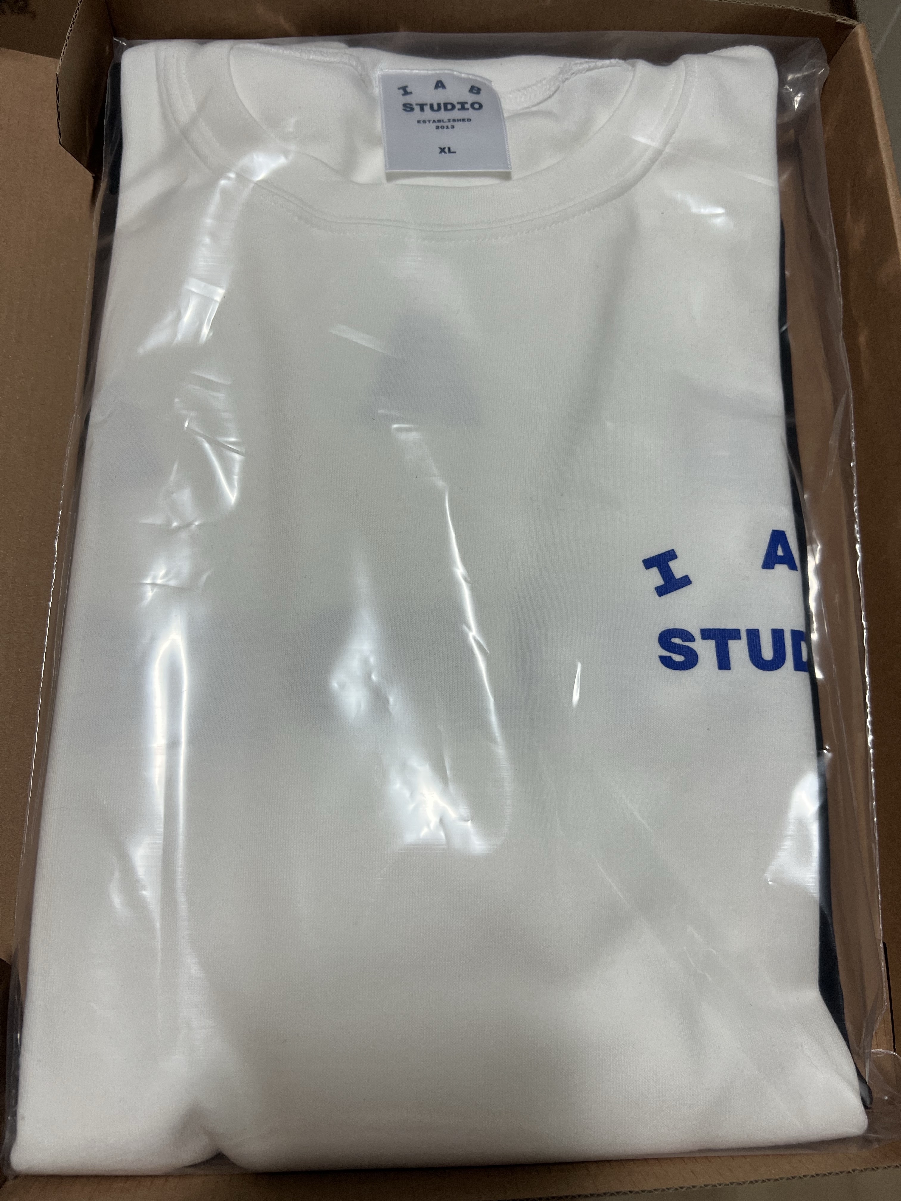 IAB Studio 10th Anniversary T-Shirts Pack White & Black (2 Pack) 착용 스타일