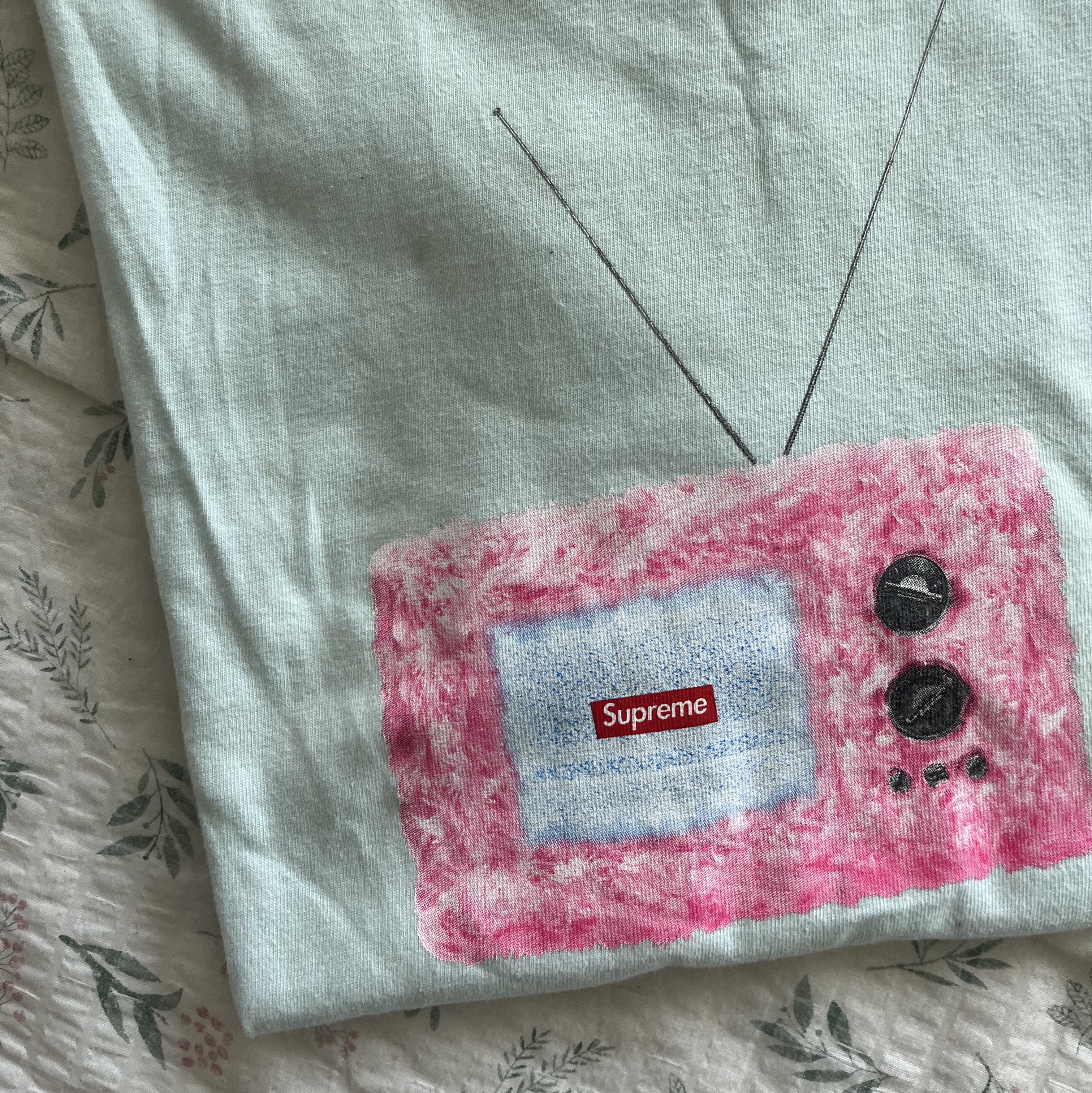 Supreme TV T-Shirt White - 18SS 착용 스타일
