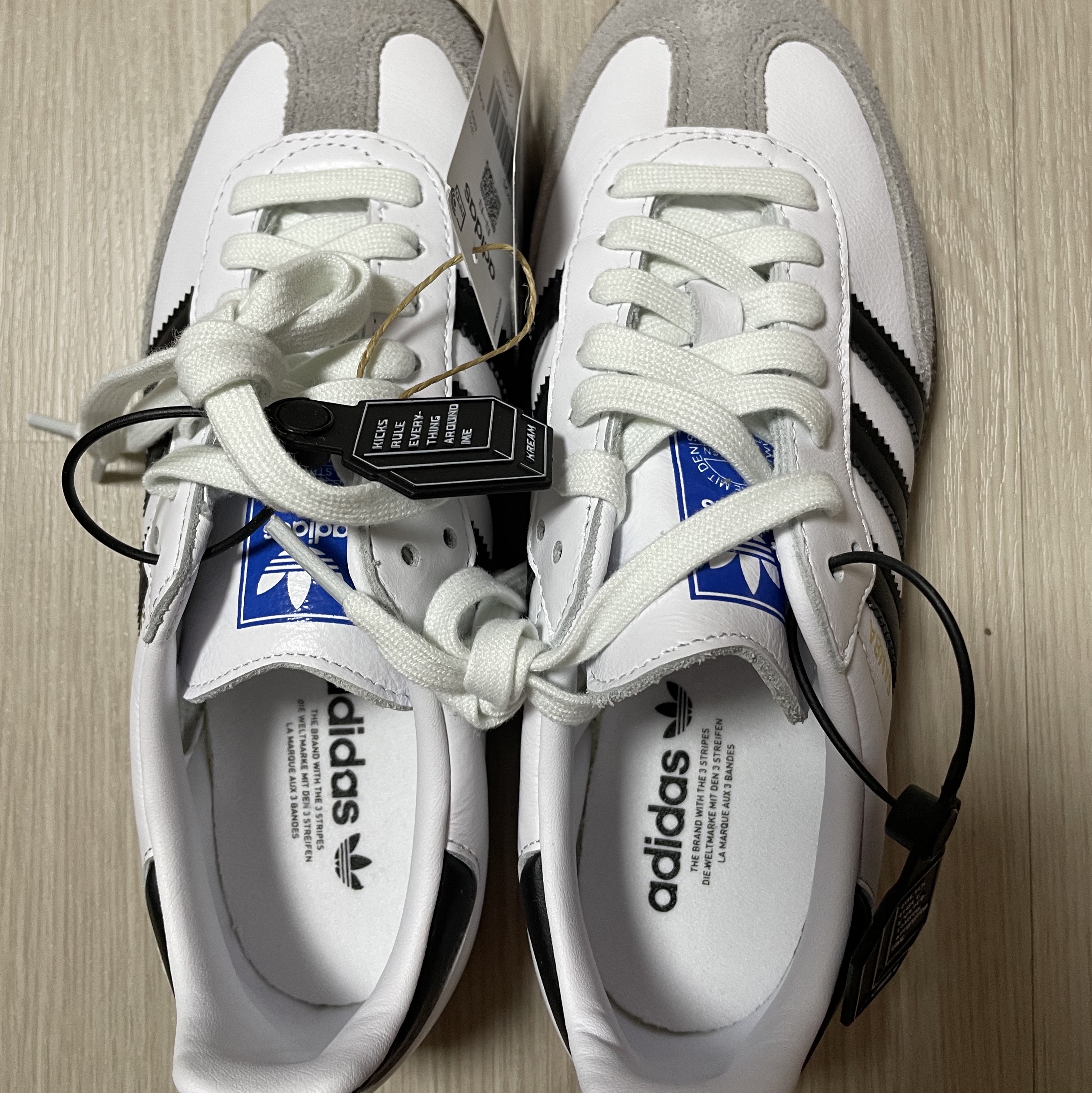 Adidas Samba OG Cloud White 착용 스타일 - 1