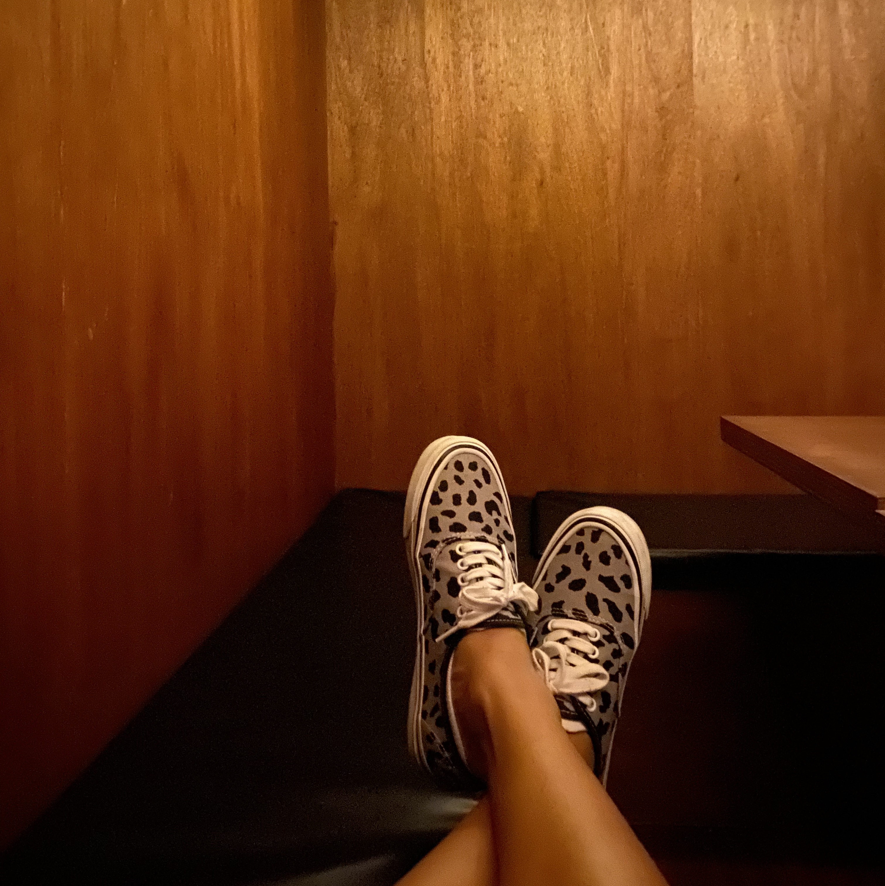 Vans Vault x Wacko Maria OG Authentic LX Leopard Grey 착용 스타일