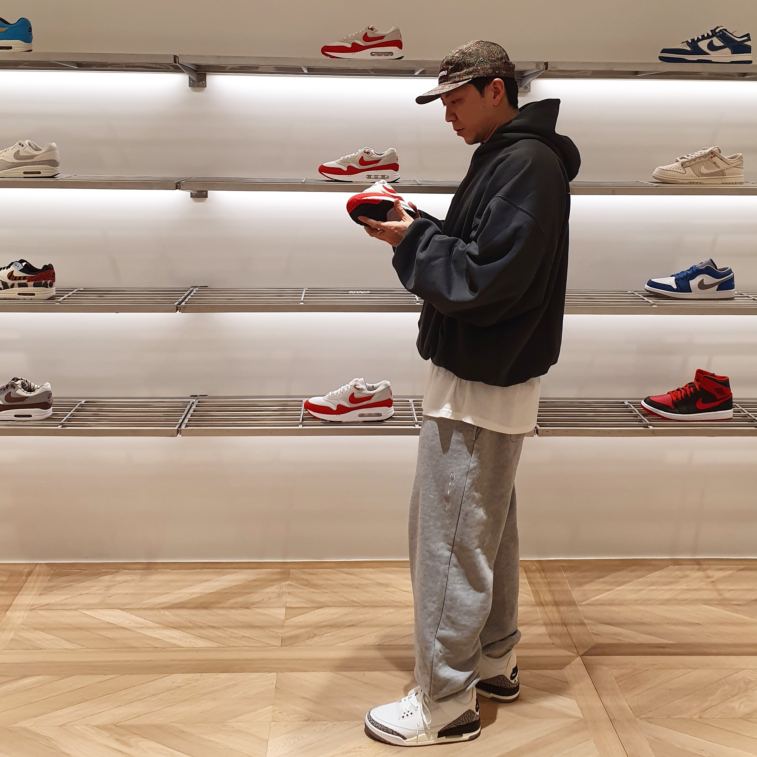Jordan 3 Retro White Cement Reimagined 착용 스타일