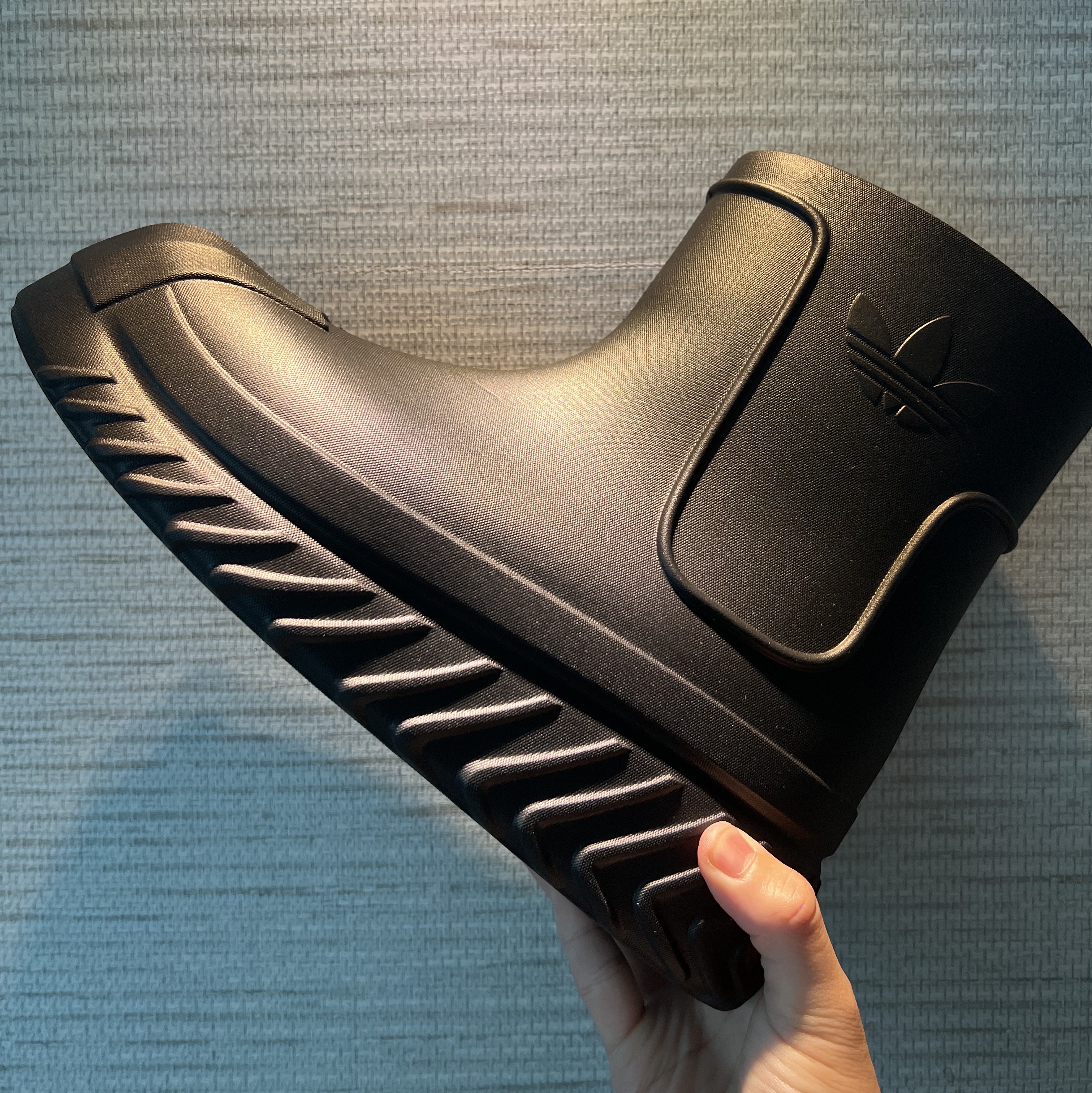 (W) Adidas Adifom Superstar Boot Black 착용 스타일