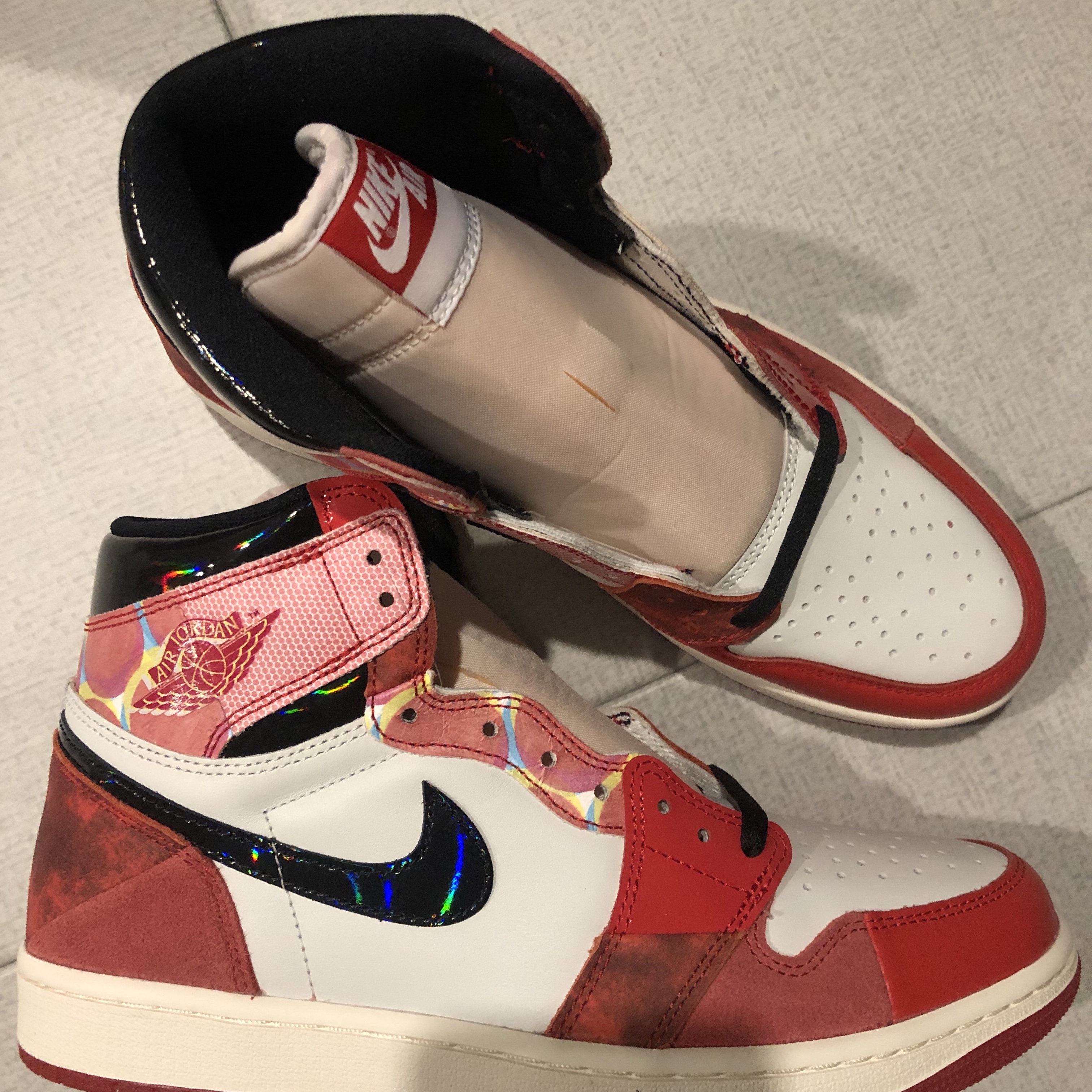 Jordan 1 Retro High Spider-Man Next Chapter 착용 스타일