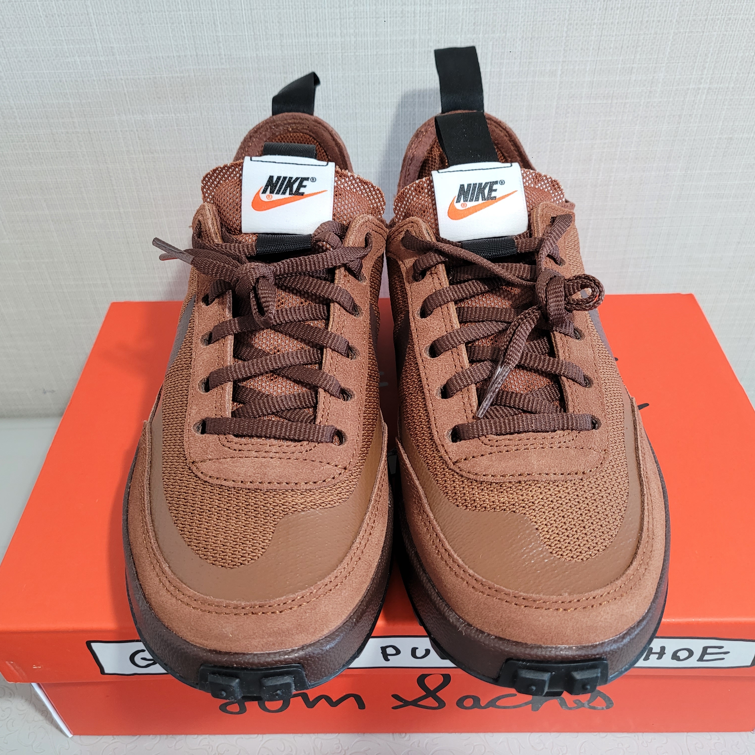 Nike x Tom Sachs General Purpose Shoe Brown 착용 스타일 - 5