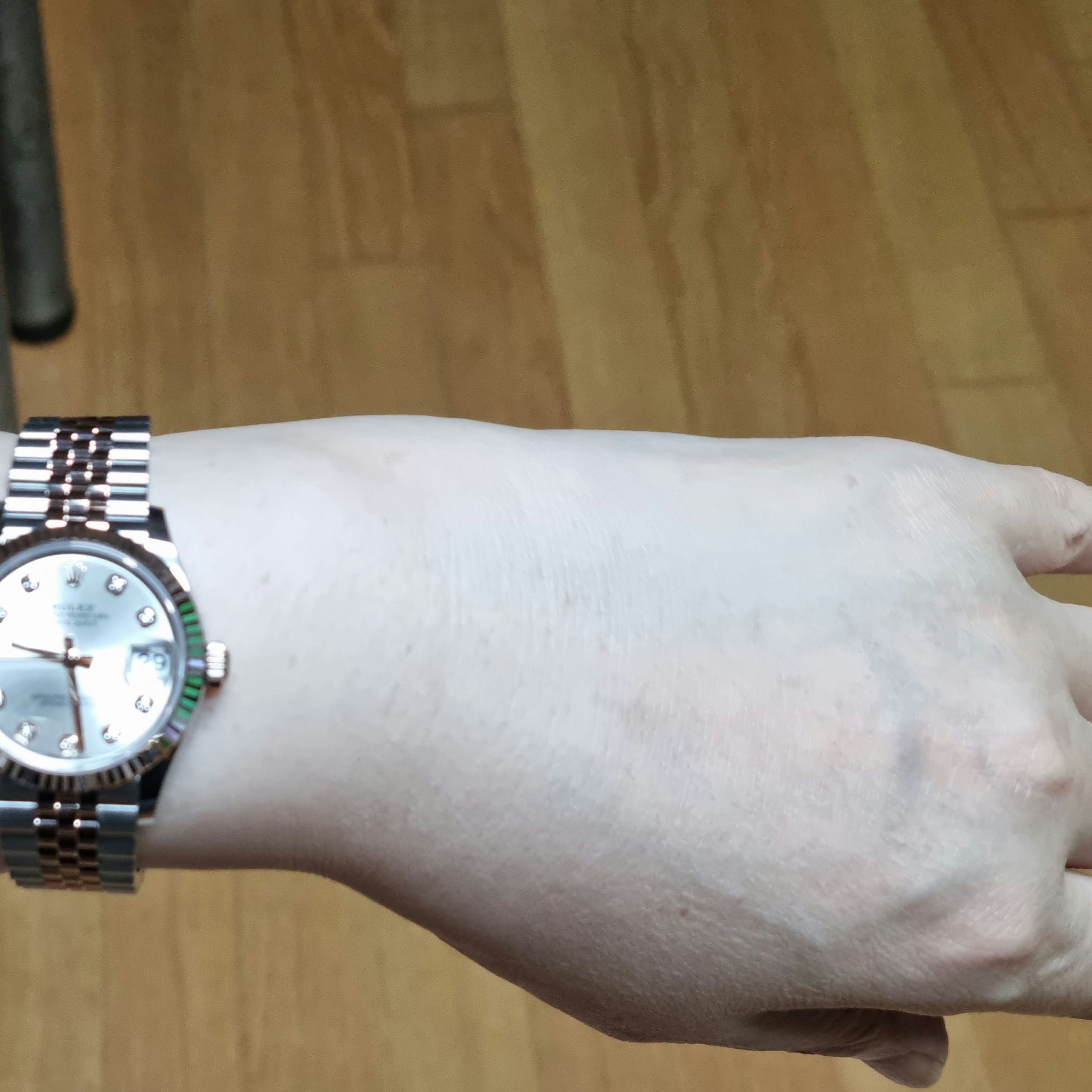 Rolex Datejust 31mm 278271 Silver Diamond-Set Jubilee 착용 스타일