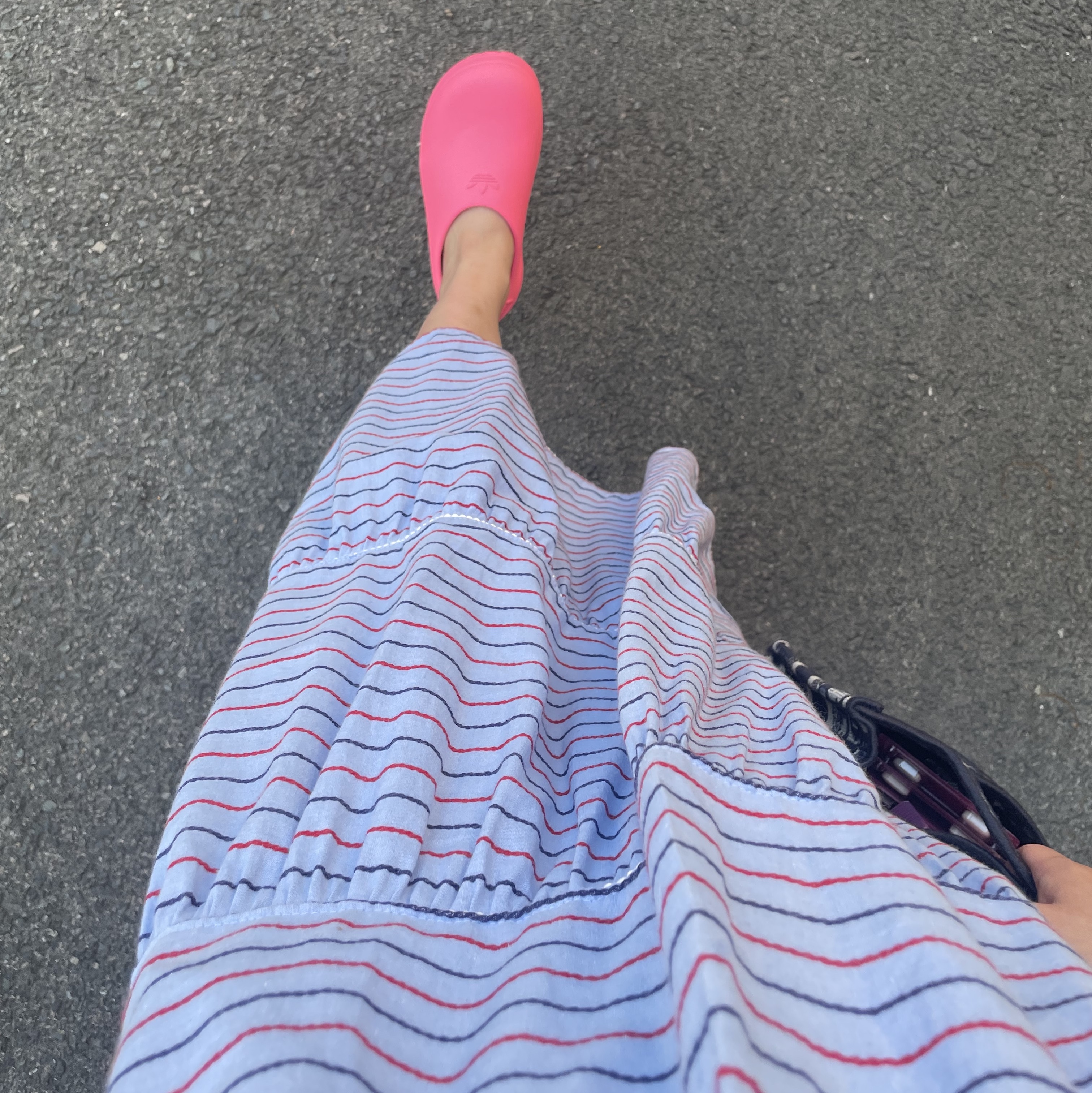 (W) Adidas Adifom Stan Smith Mule Lucid Pink 착용 스타일