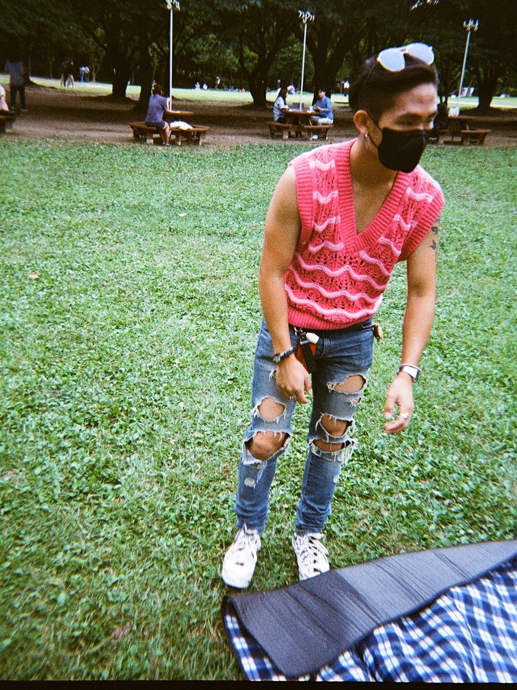 Converse x Brain Dead Chuck 70 Hi Egret 착용 스타일